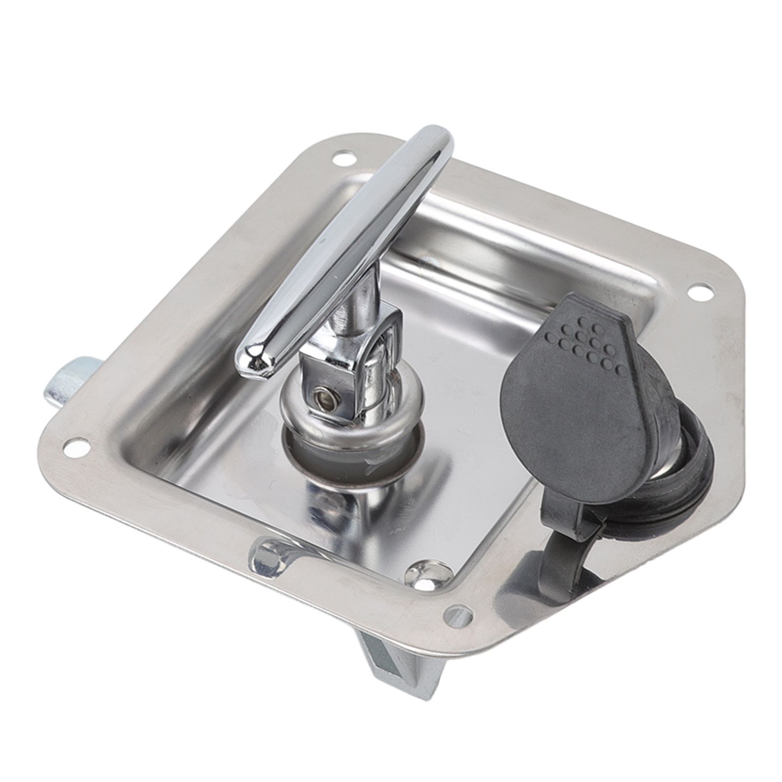 T Handle Latch Stainless Steel Polished Appearance Truck Toolbox Lock Tool Box Latch for Electrical Cabinets Toolboxes - Image 7