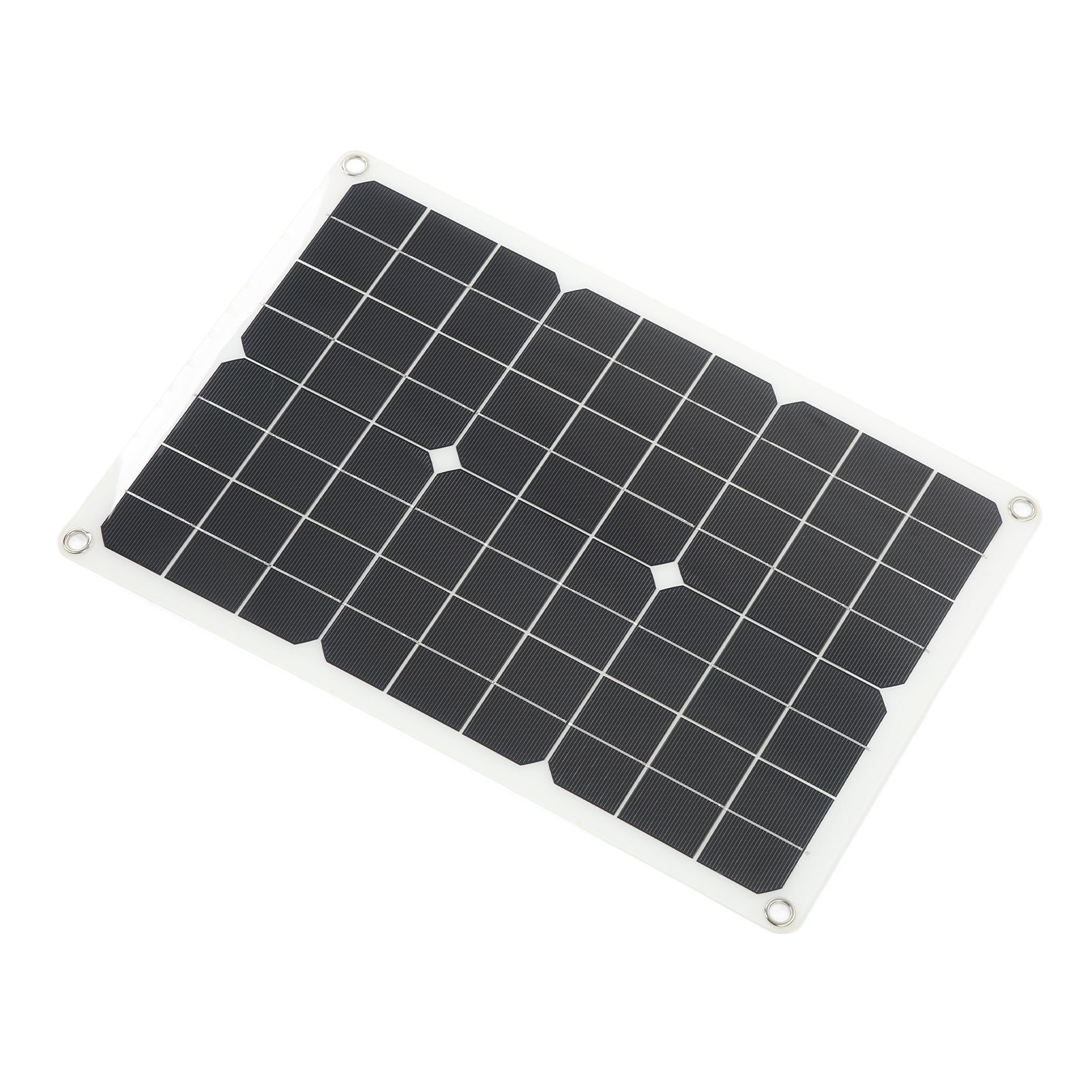 Solar Panel Kit Monocrystalline High Conversion Rate Dual USB Interface Output DIY Solar Panel for Hiking Camping 20W 5V - Image 6