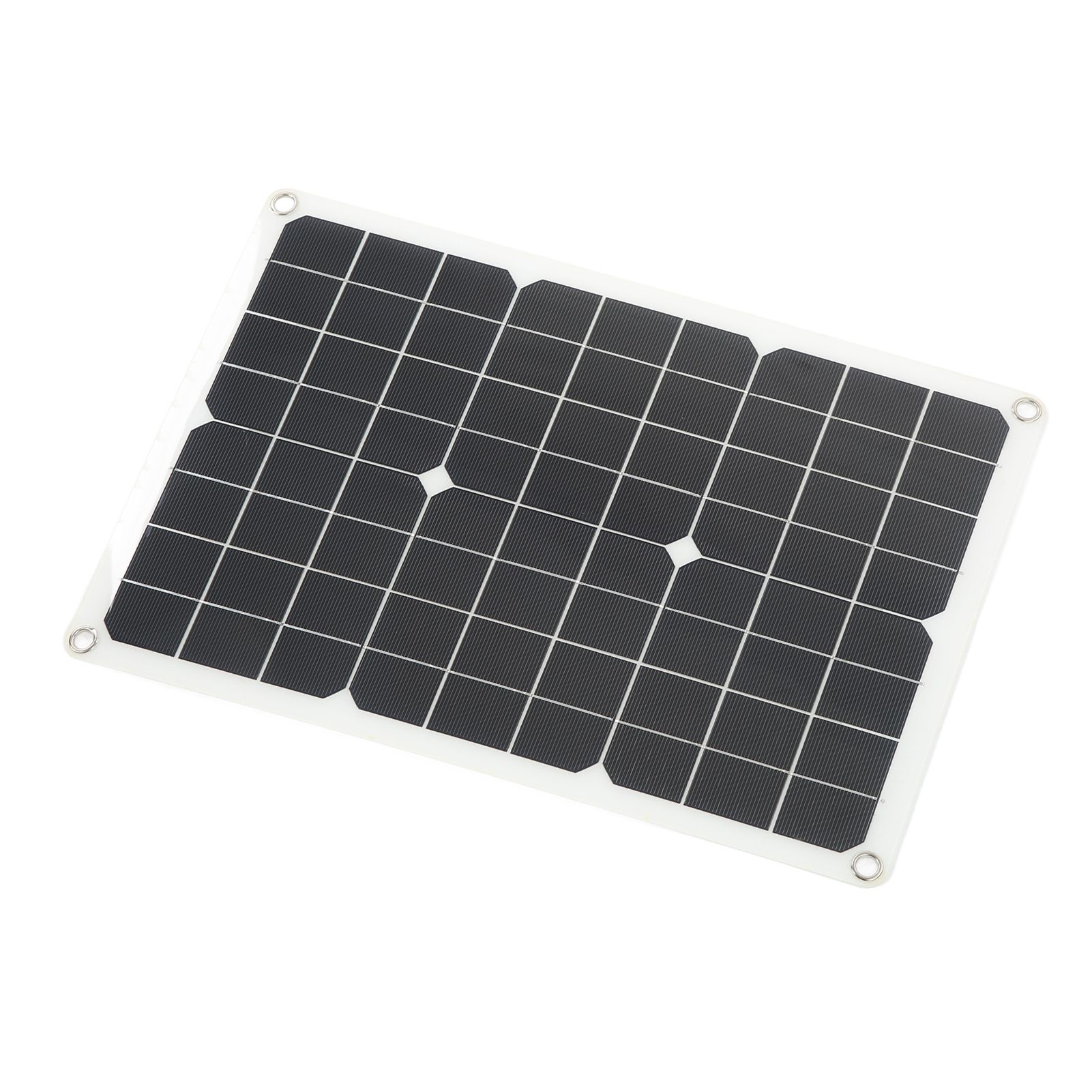 Solar Panel Kit Monocrystalline High Conversion Rate Dual USB Interface Output DIY Solar Panel for Hiking Camping 20W 5V - Image 8