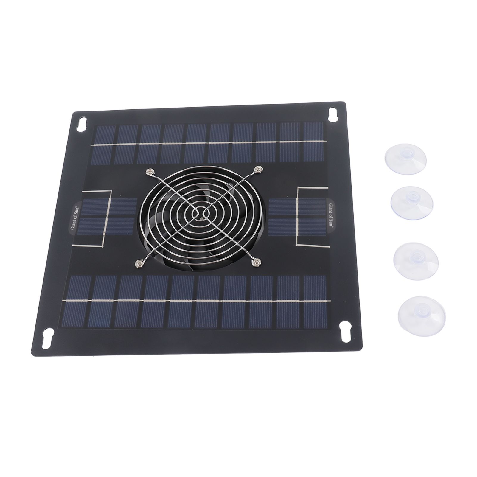 Solar Powered Exhaust Fan Monocrystalline Solar Panel Fan Kit for Chicken Coop Greenhouse Hut - Image 2