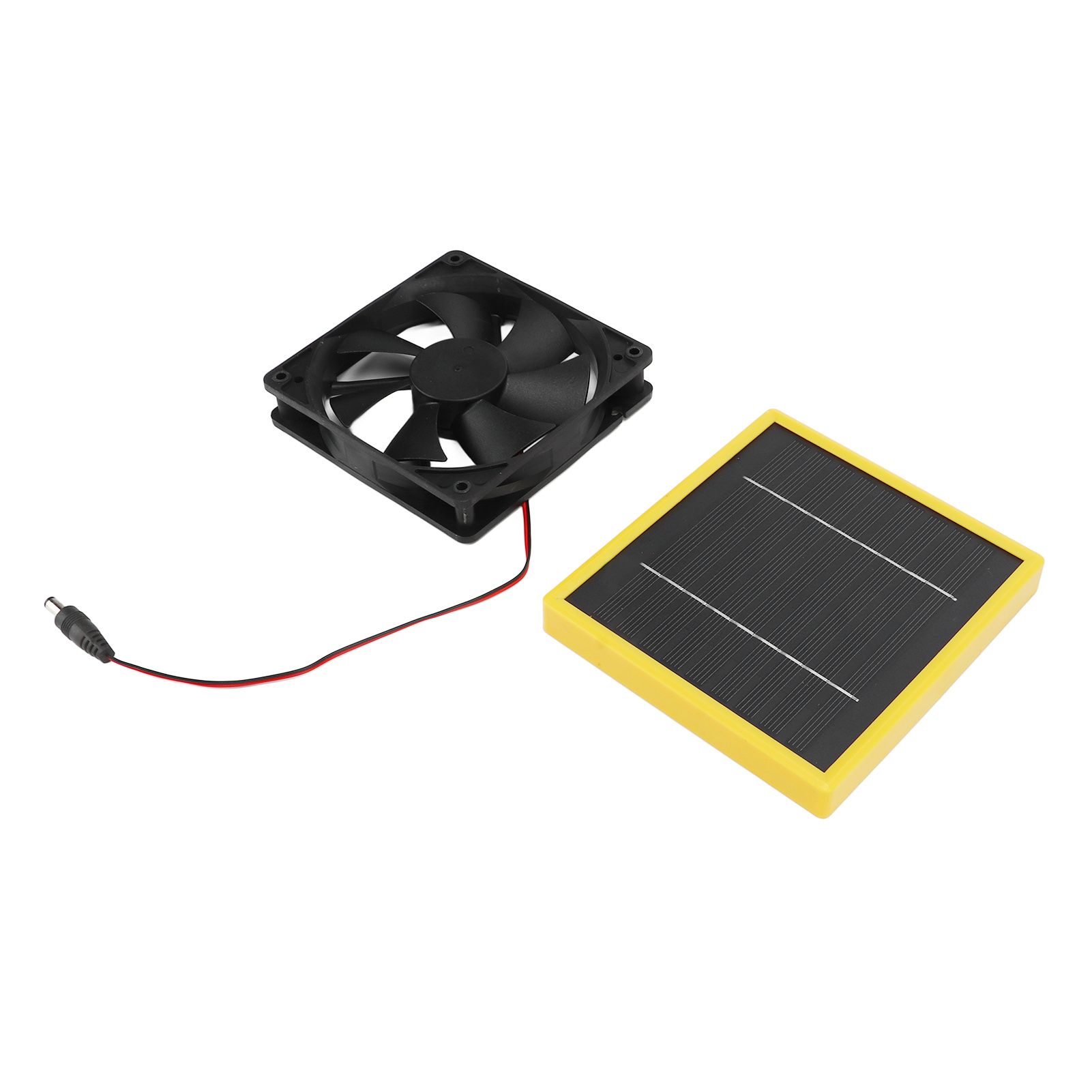 5W 12V Solar Powered Fan with Bracket Portable DIY Cooling Ventilation Fan with Solar Panel for Chicken Coop Greenhouse - Image 6