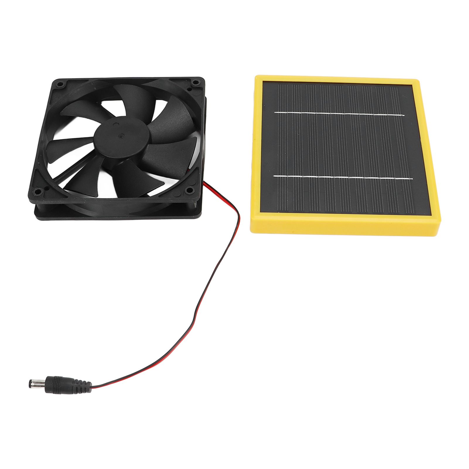 5W 12V Solar Powered Fan with Bracket Portable DIY Cooling Ventilation Fan with Solar Panel for Chicken Coop Greenhouse - Image 8