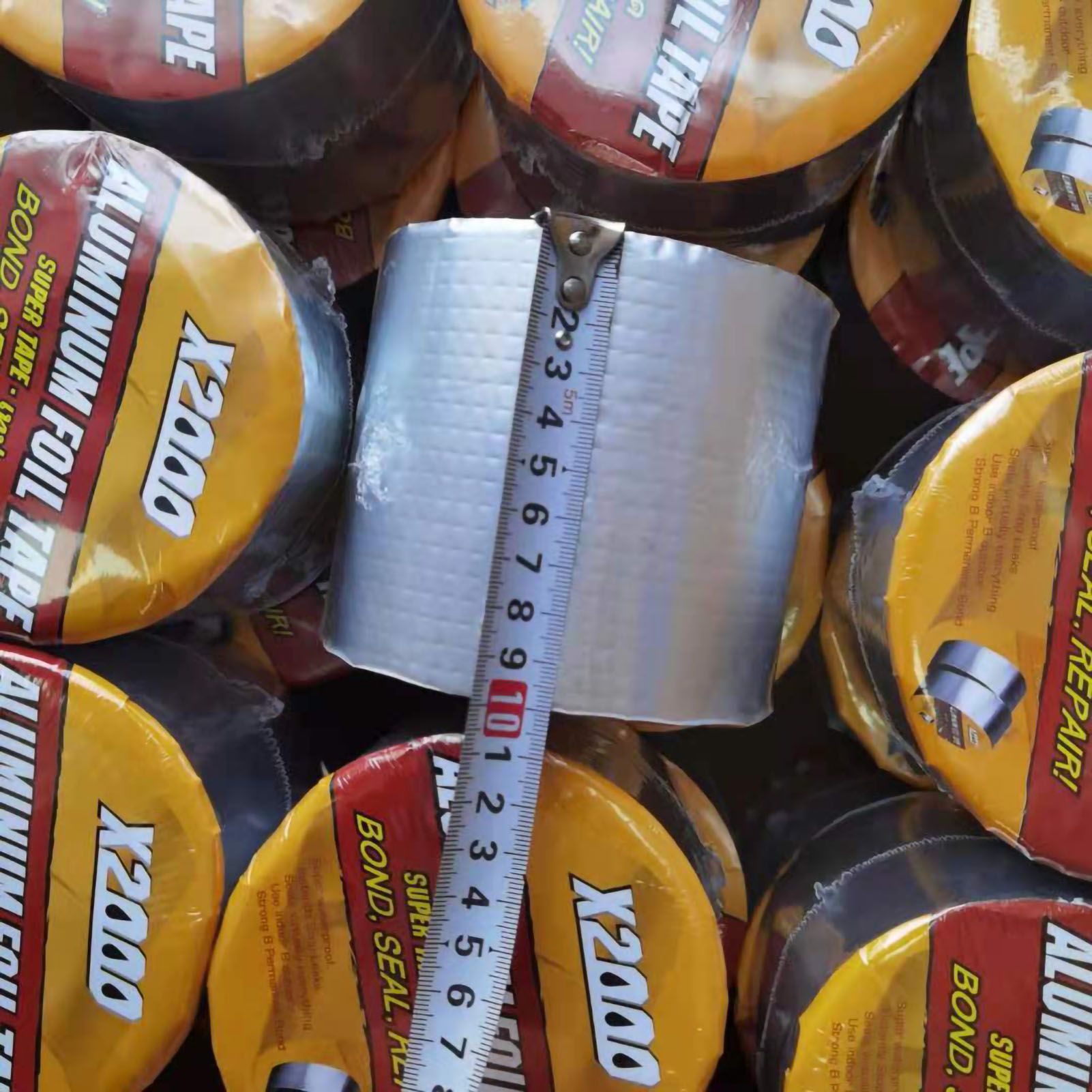 Aluminum Foil Butyl Tape Waterproof Patch Self Adhesive Tape Free Smashing Bricks Waterstop Tape 10cm / 3.9in - Image 3