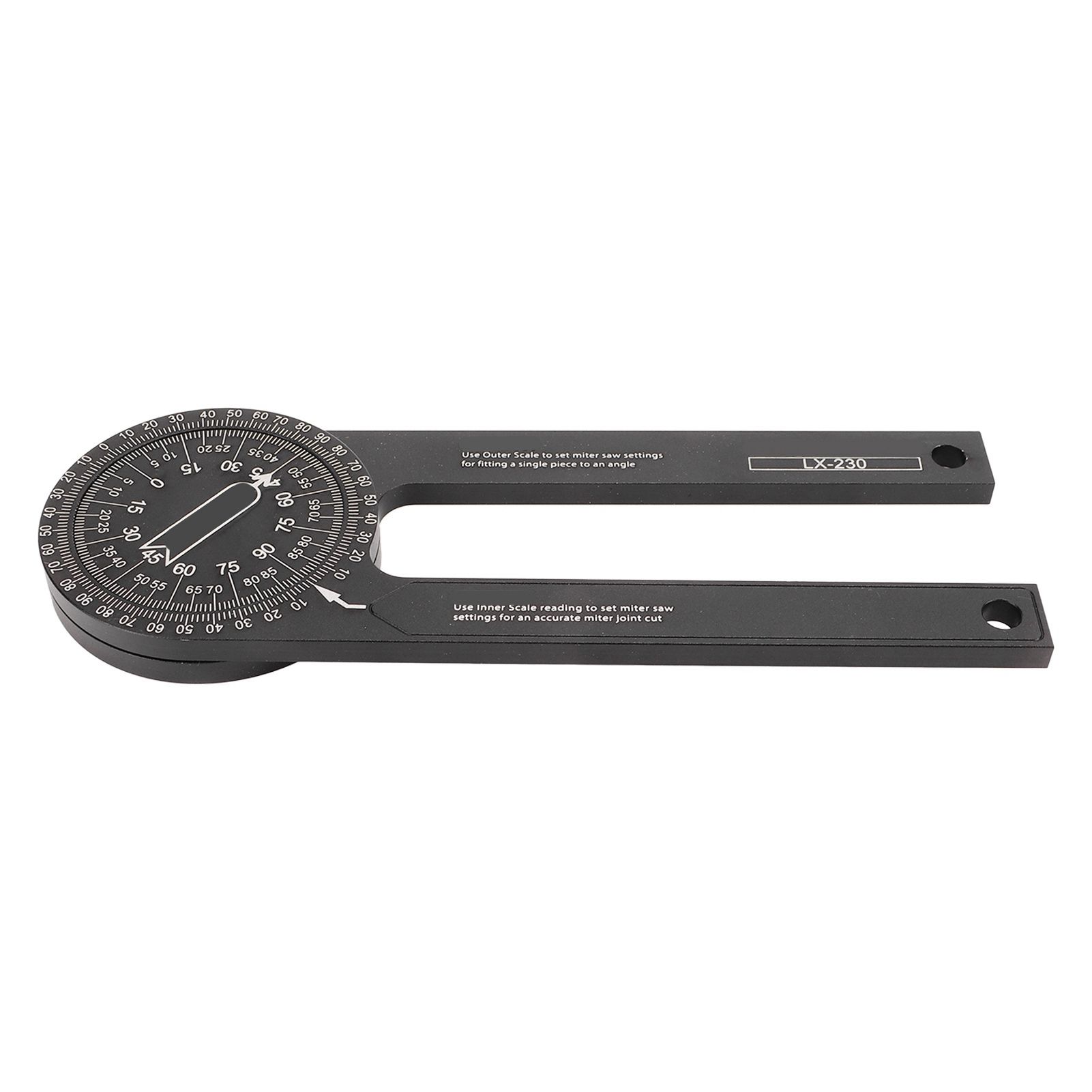Miter Saw Protractor 360 Degrees Miter Angle Finder Woodworking Positioning Protractor - Image 5