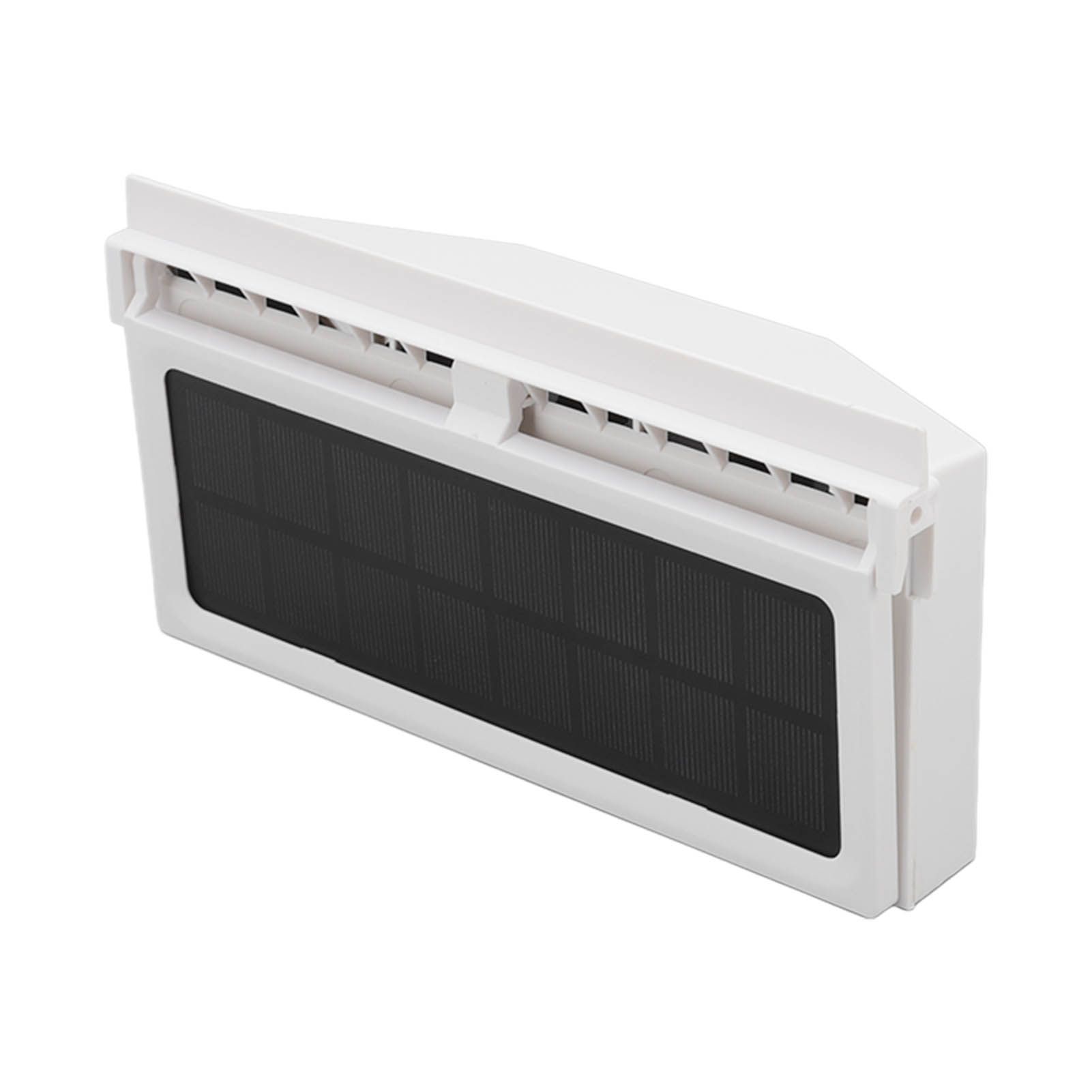 Solar Powered Car Cooler Large Wide Angle 3 Fans Deodorant Energy Saving Car Exhaust Ventilation Fan White - Image 8