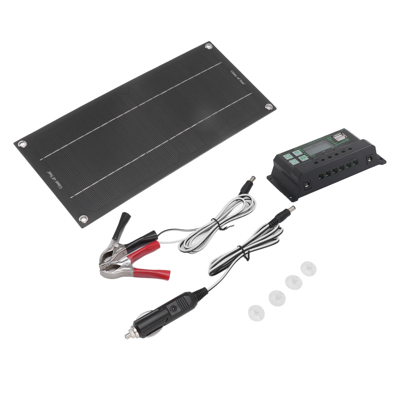 600W Solar Panel Battery Charger Kit Portable 18V Solar Battery Charger for RV Car - Image 1