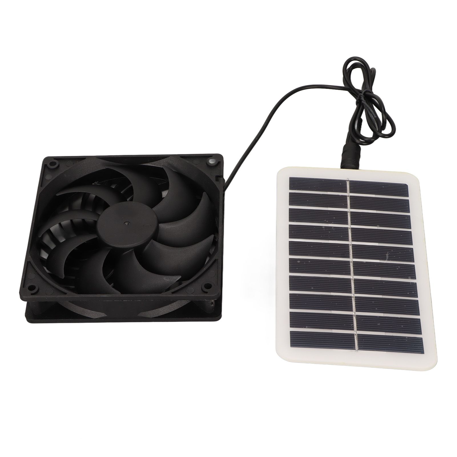 Solar Power Panel Exhaust Fan 15W Energy Saving Odor Removal Portable Solar Powered Air Extractor for Pet Houses RVs - Image 3