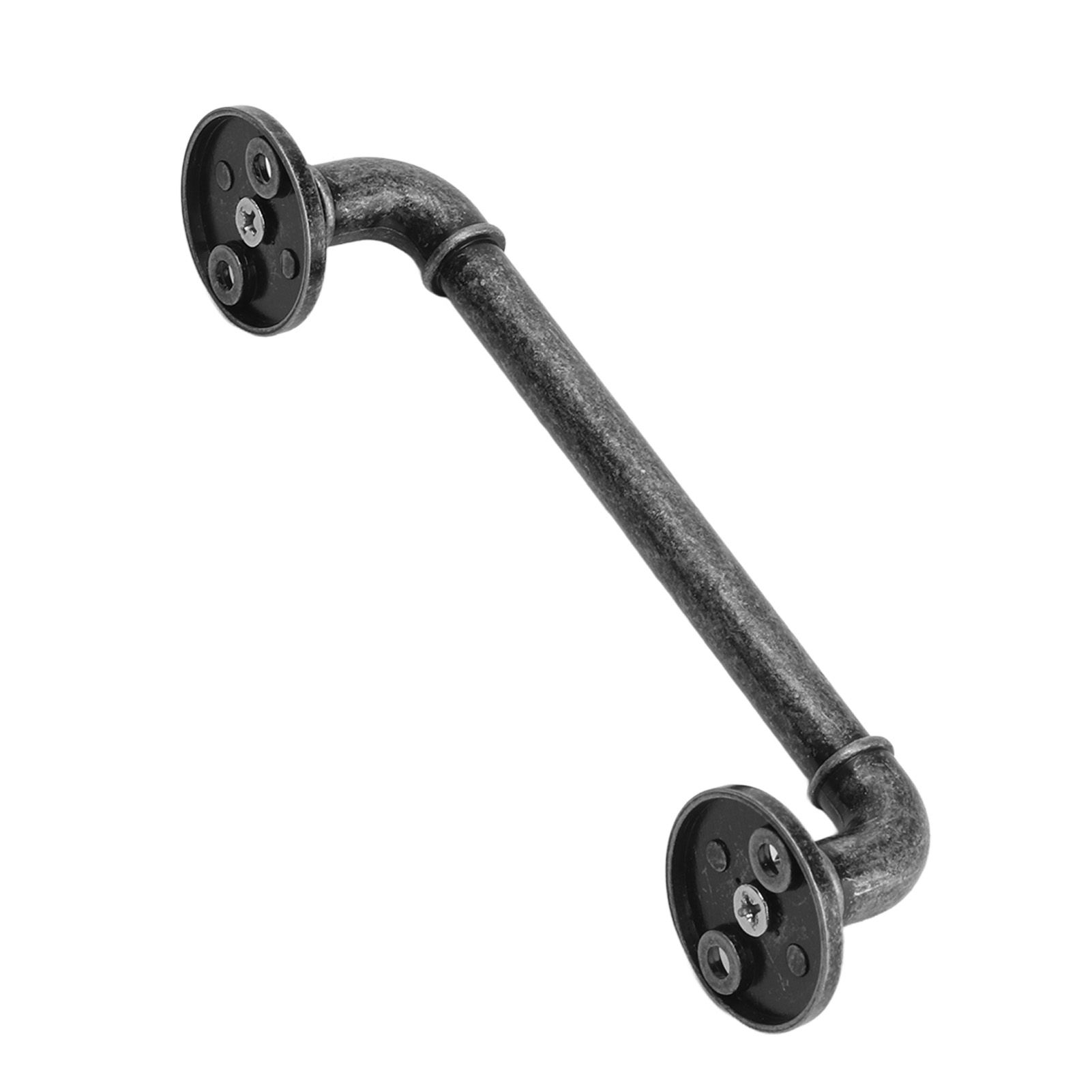 Gate Pull Handle Zinc Alloy Retro Round Base Furniture Hardware for Door Drawer Cabinet Wardrobe Closet Retro Silver - Image 3