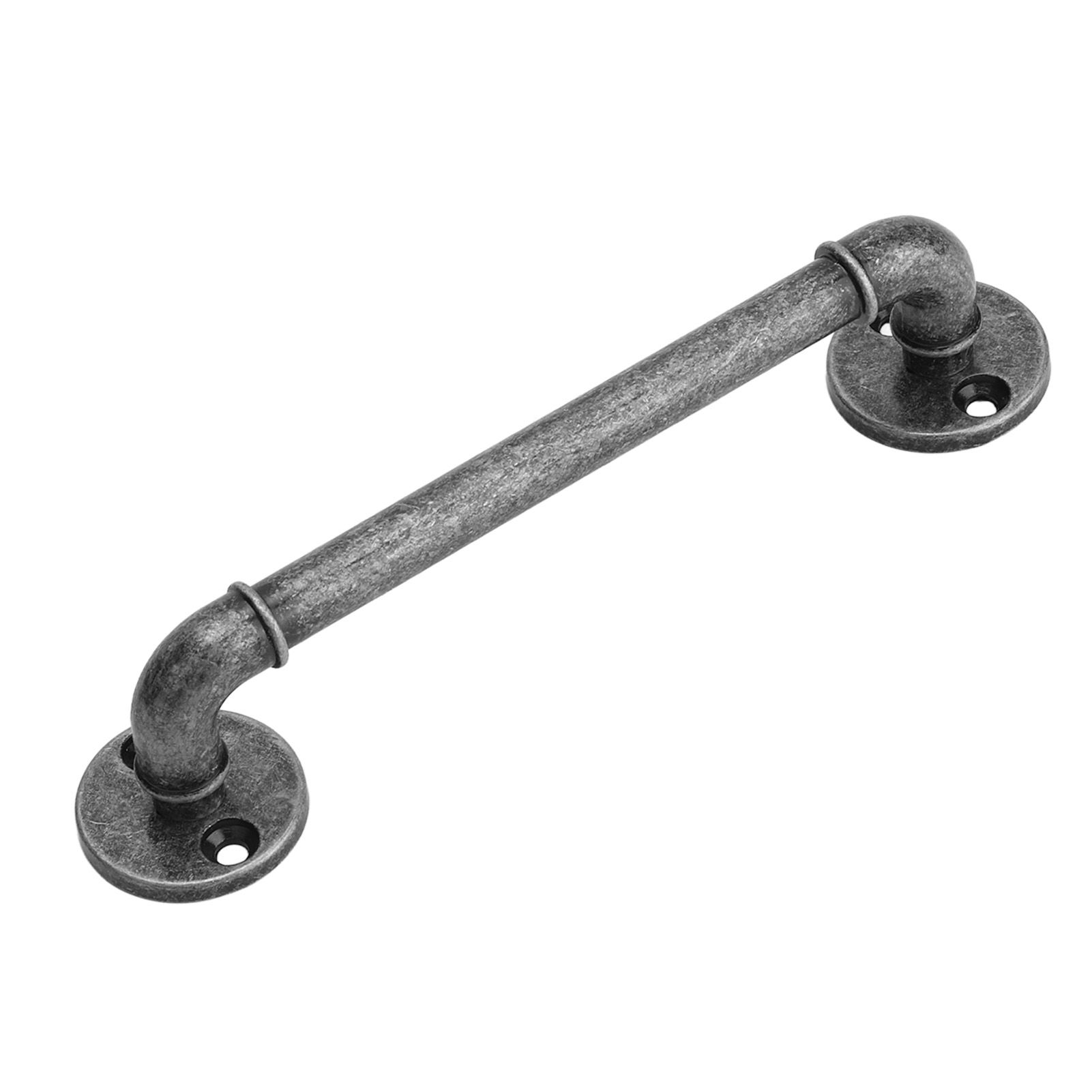 Gate Pull Handle Zinc Alloy Retro Round Base Furniture Hardware for Door Drawer Cabinet Wardrobe Closet Retro Silver - Image 4