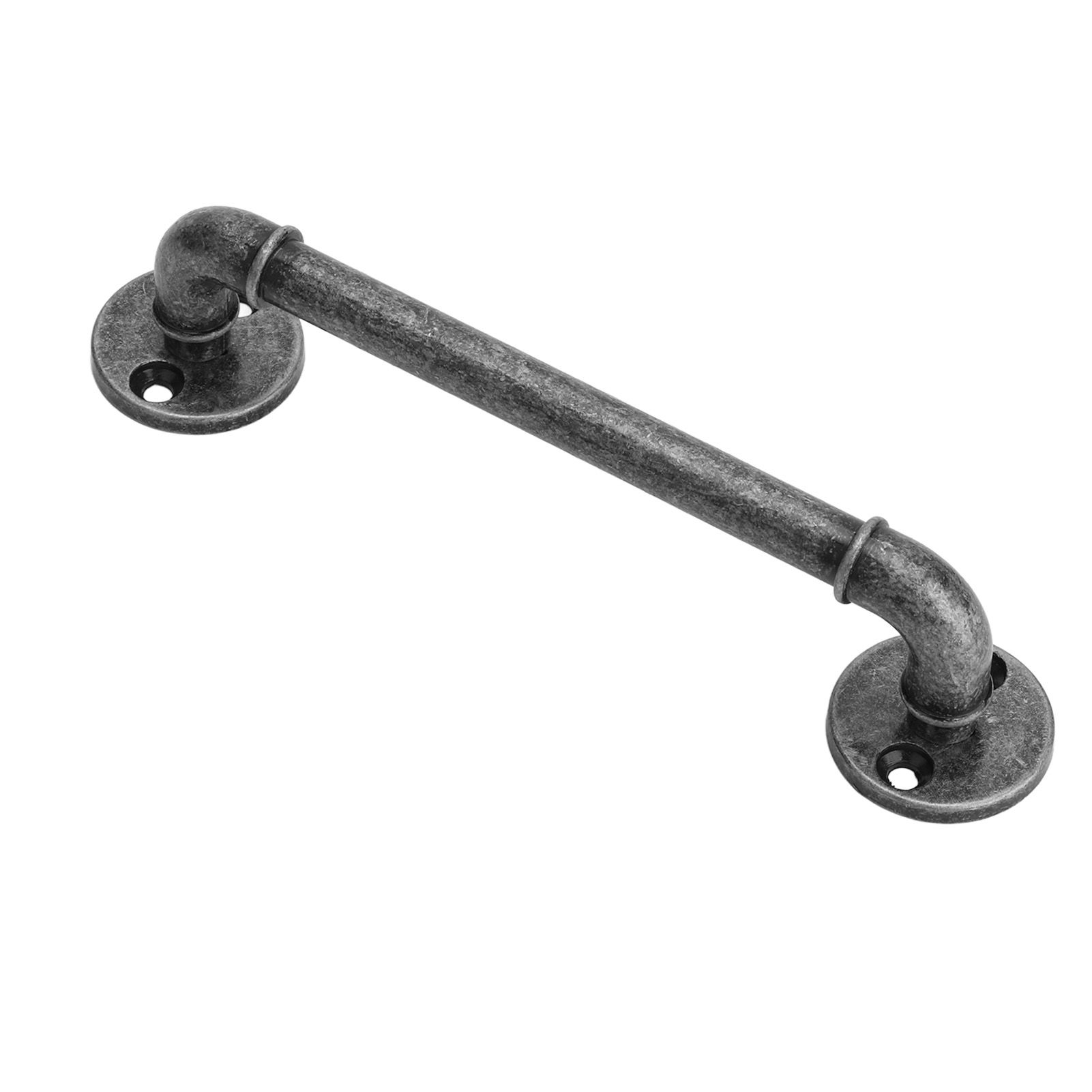 Gate Pull Handle Zinc Alloy Retro Round Base Furniture Hardware for Door Drawer Cabinet Wardrobe Closet Retro Silver - Image 5