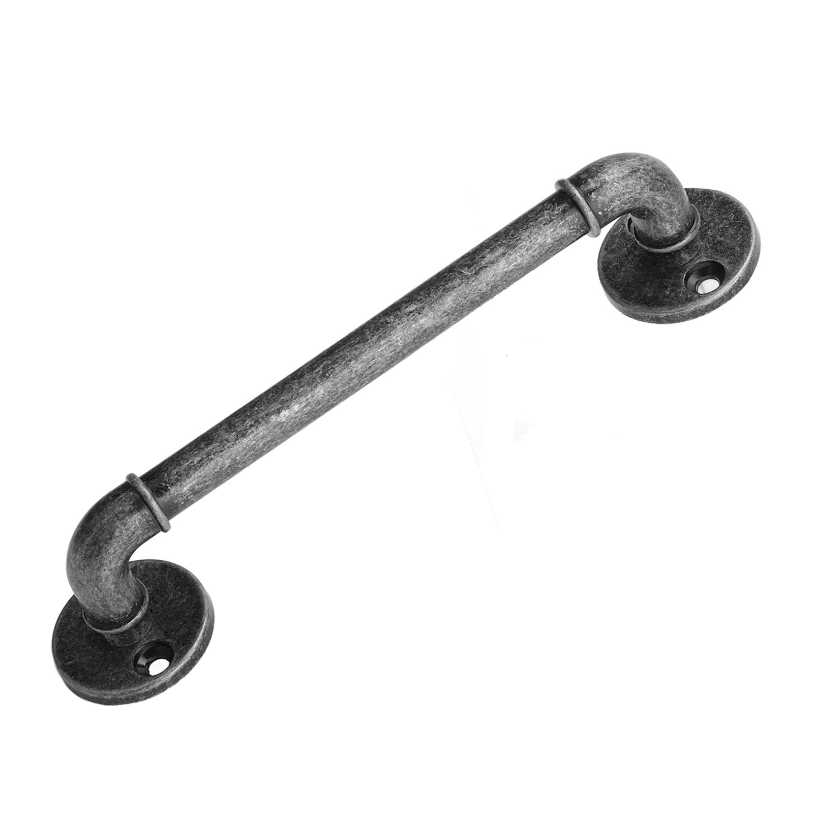 Gate Pull Handle Zinc Alloy Retro Round Base Furniture Hardware for Door Drawer Cabinet Wardrobe Closet Retro Silver - Image 7