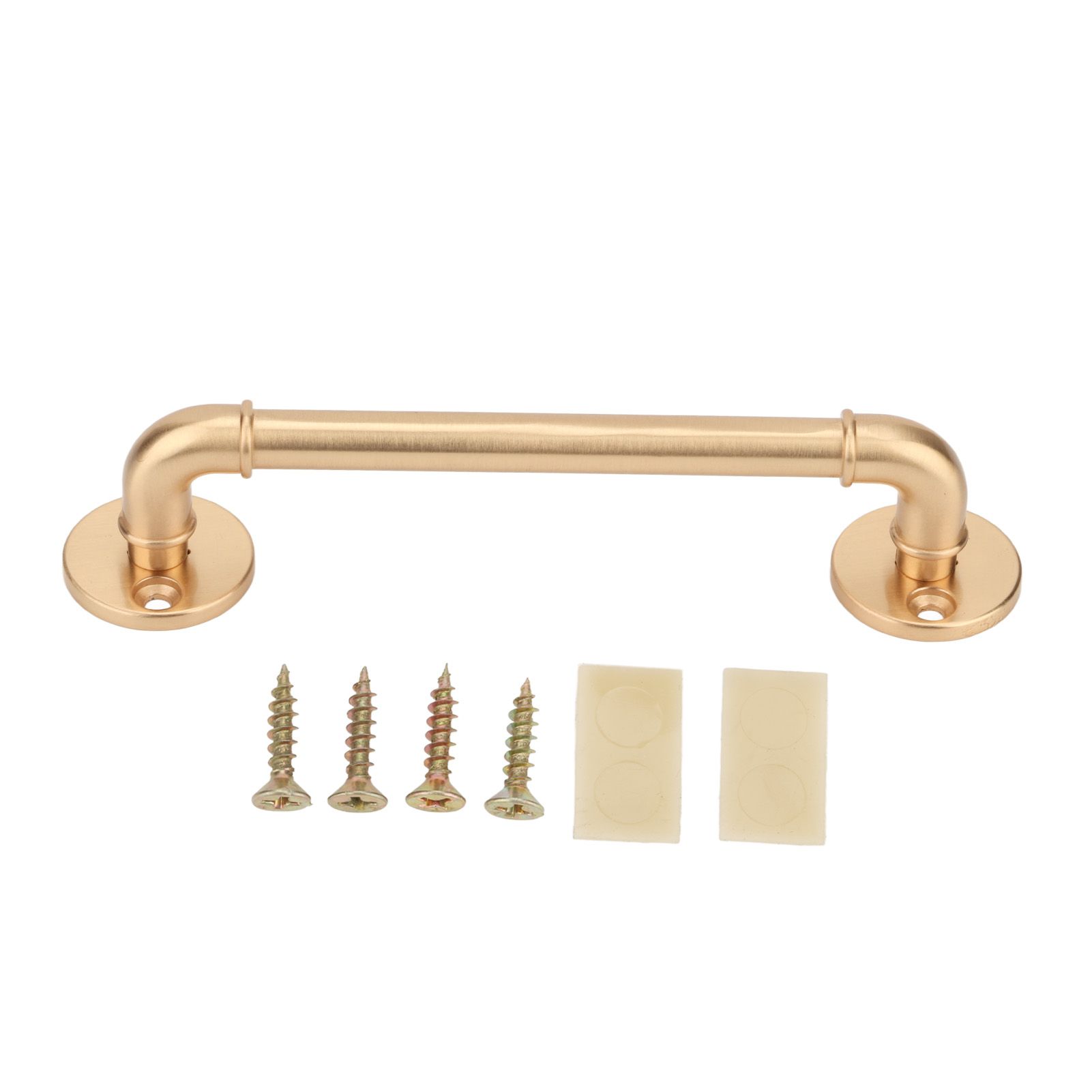 Gate Pull Handle Zinc Alloy Retro Round Base Furniture Hardware for Door Drawer Cabinet Wardrobe Closet Gold - Image 1