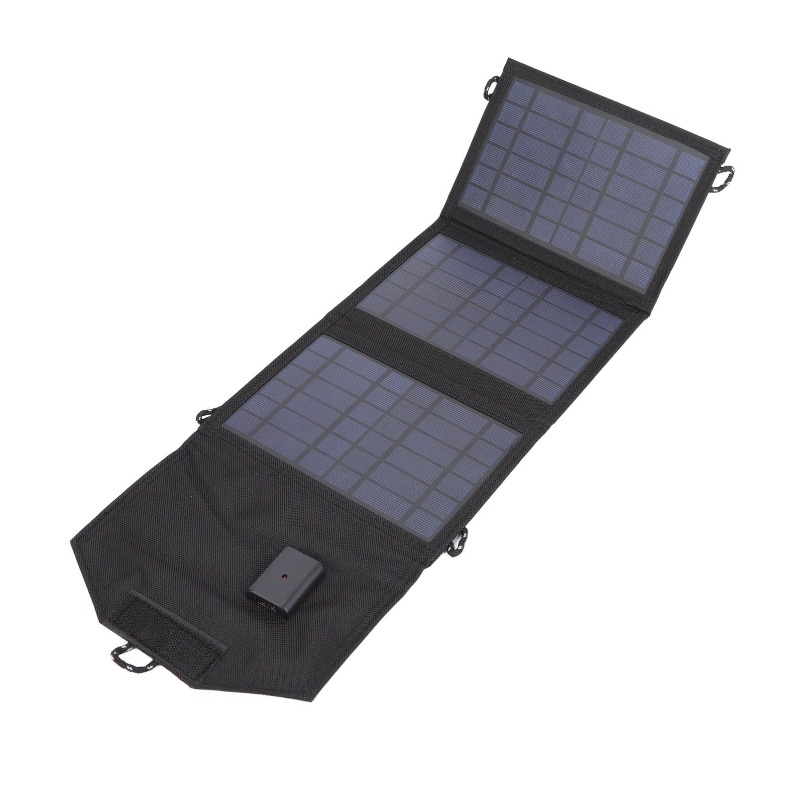 Solar Charger Portable Foldable Polysilicon Solar Power Bank with Hooks for Camping 10.5W 5V - Image 3