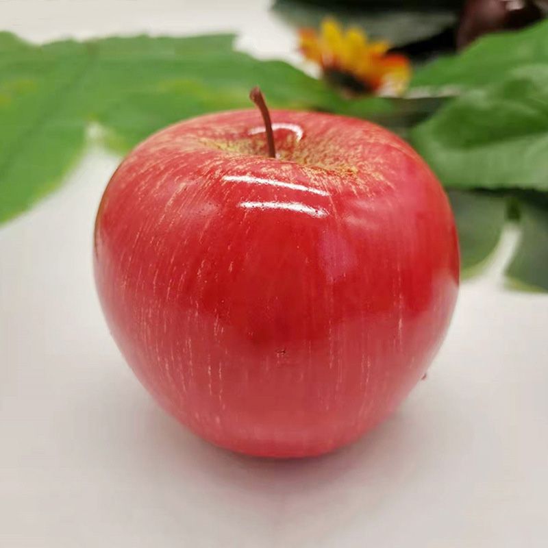 Artificial Fruit Simulation Model Foam Fake Fruit Kindergarten Teaching Aids Decorative Props Pink Apple - Image 5