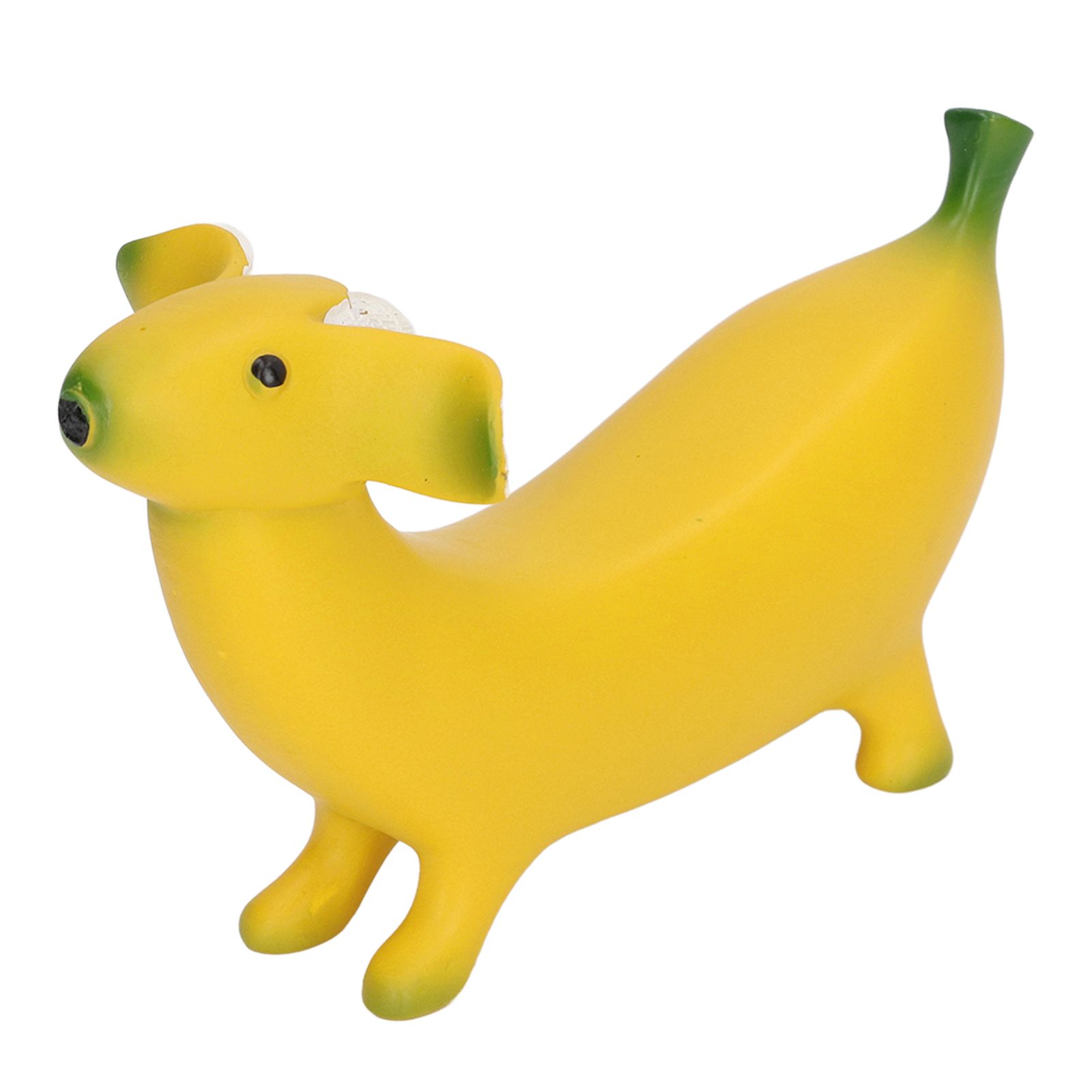 Banana Dog Sculpture Resin Funny Lovely Lightweight Banana Dog Art Decoration for Home Desktop M 13x8cm/5.1x3.1in - Image 8
