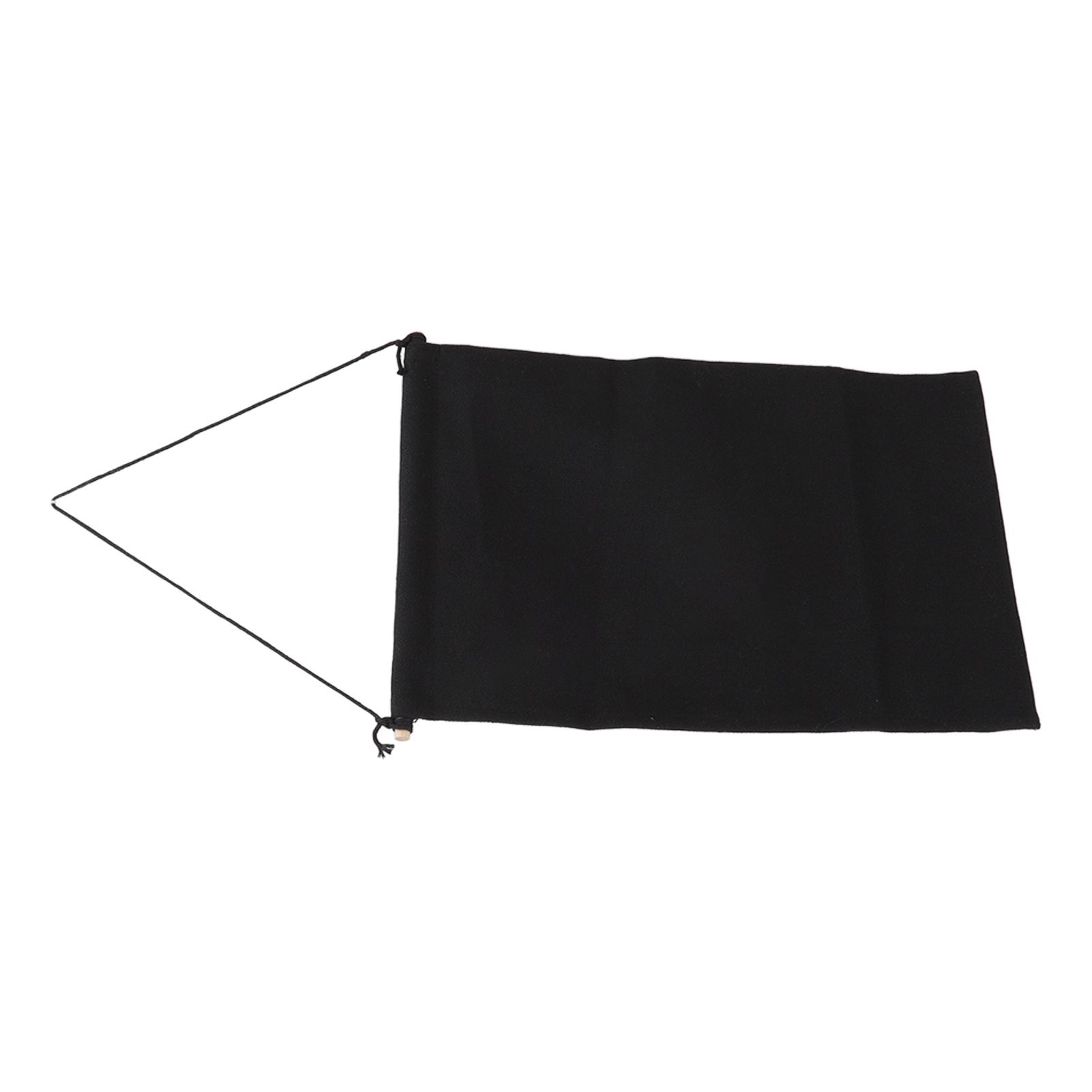 Brooch Storage Hanging Flag Multi Purpose Stylish Classic Pin Collection Organizers Banners for Home Office Dorm Black M 45.5x27.3cm 30cm(wooden Stick) - Image 7
