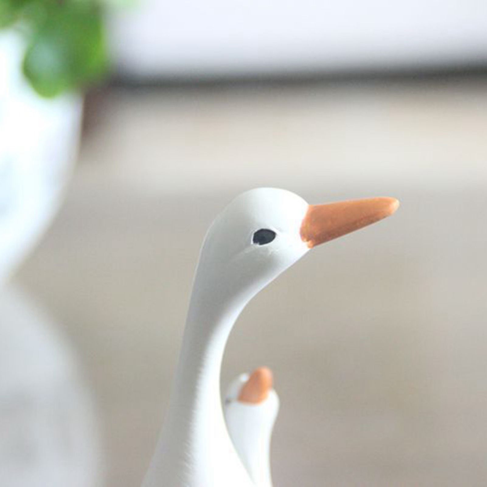 Simulation Duck Toy Synthetic Resin Mother and Baby Duck Model for Household Tabletop Living Room Ornament L - Image 4