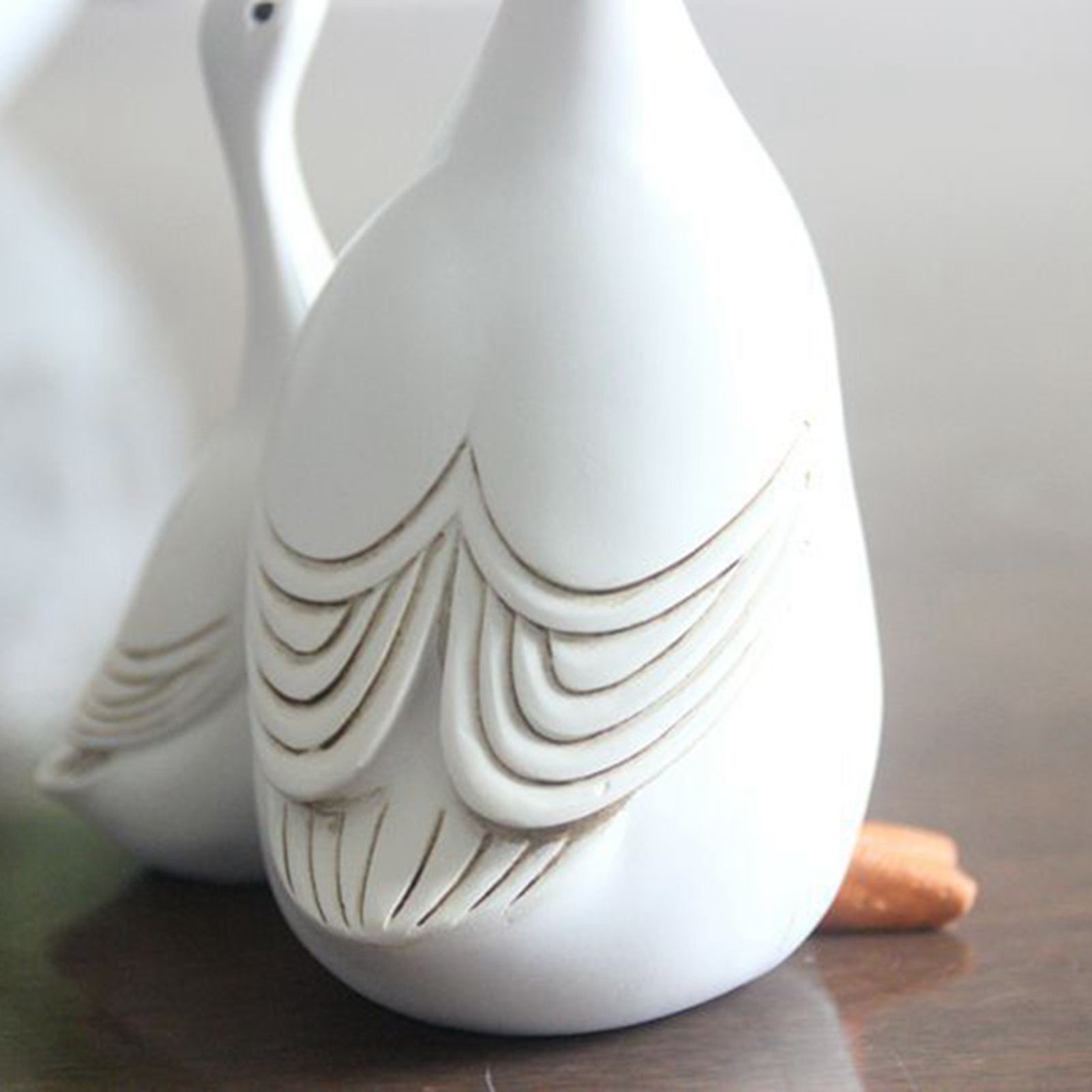 Simulation Duck Toy Synthetic Resin Mother and Baby Duck Model for Household Tabletop Living Room Ornament S - Image 4