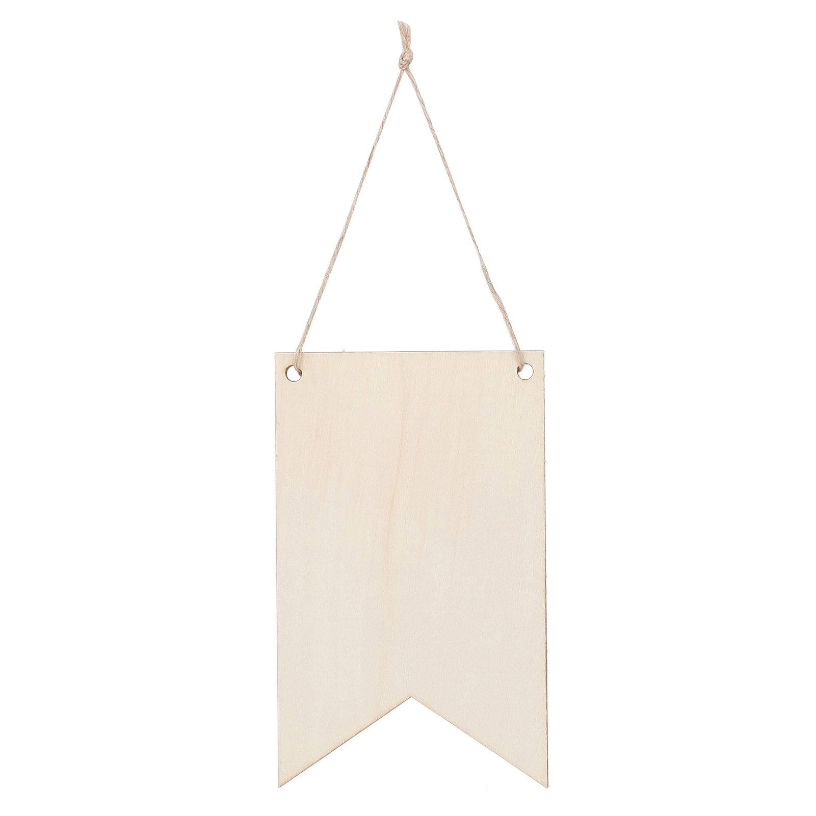 48Pcs Unfinished Hanging Wood Sign Poplar Plywood Blank Wooden Plaque with Ropes for Pyrography Painting Writing - Image 6