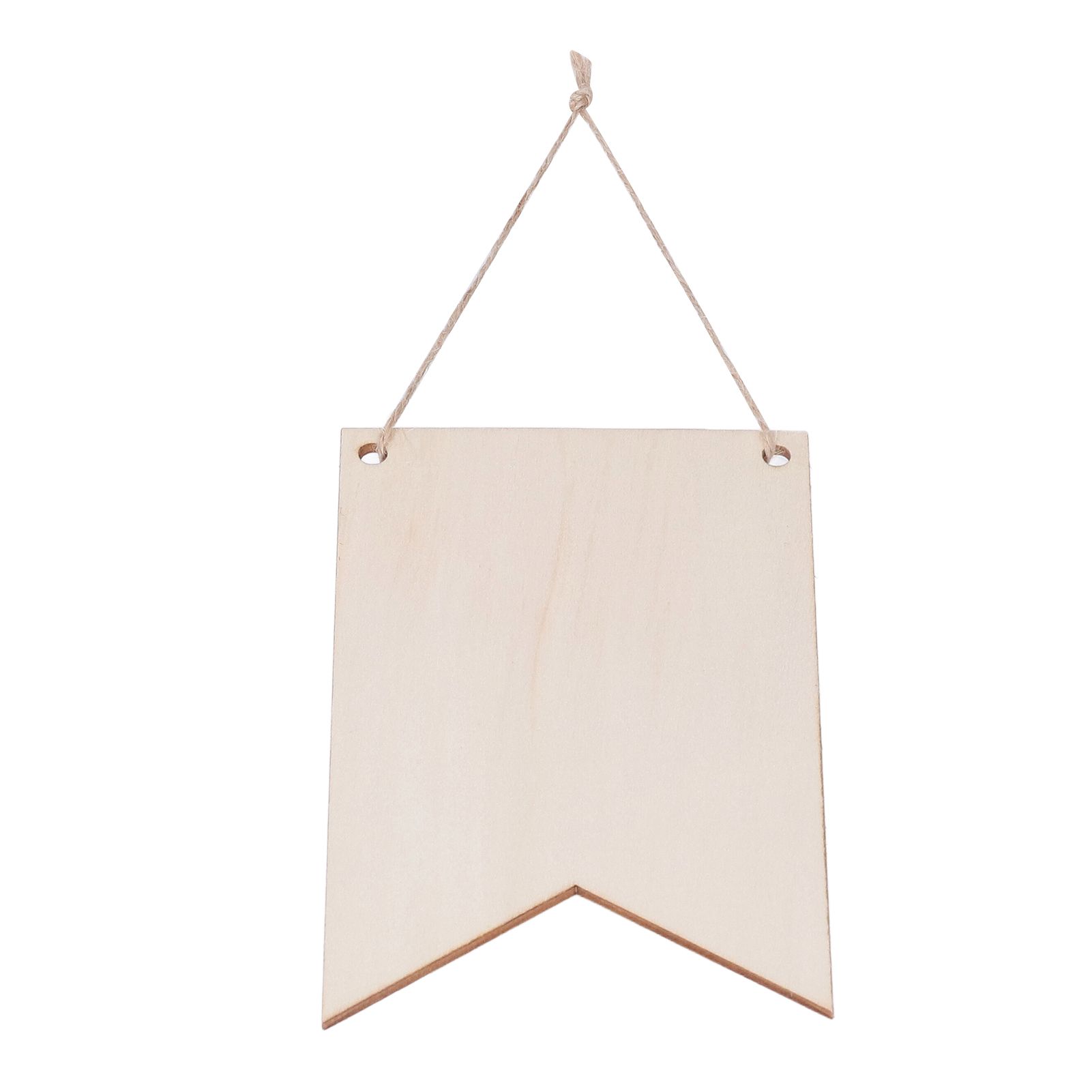 48Pcs Unfinished Hanging Wood Sign Poplar Plywood Blank Wooden Plaque with Ropes for Pyrography Painting Writing - Image 7