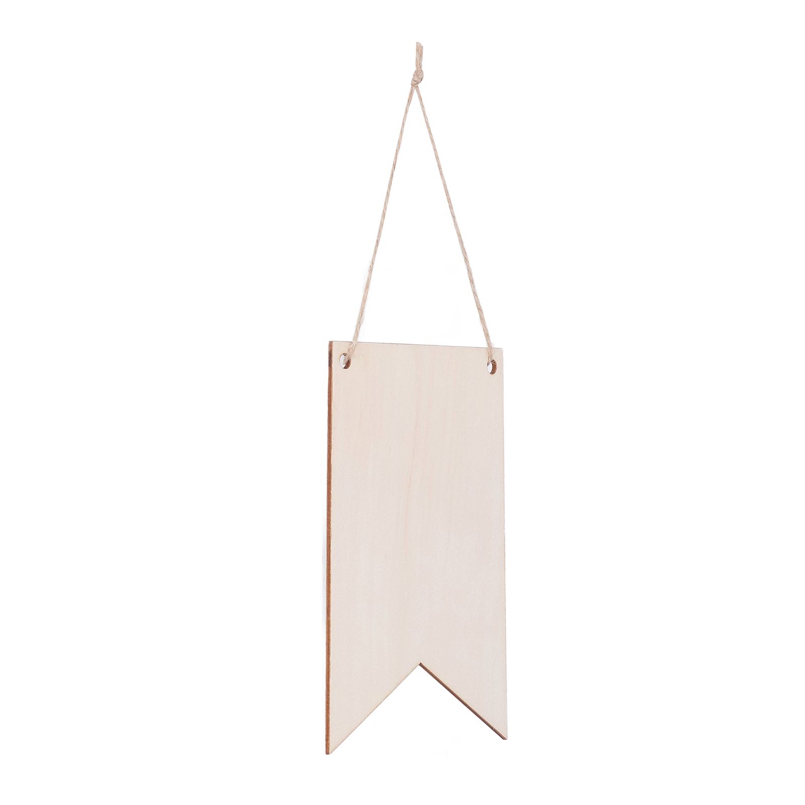 48Pcs Unfinished Hanging Wood Sign Poplar Plywood Blank Wooden Plaque with Ropes for Pyrography Painting Writing - Image 8