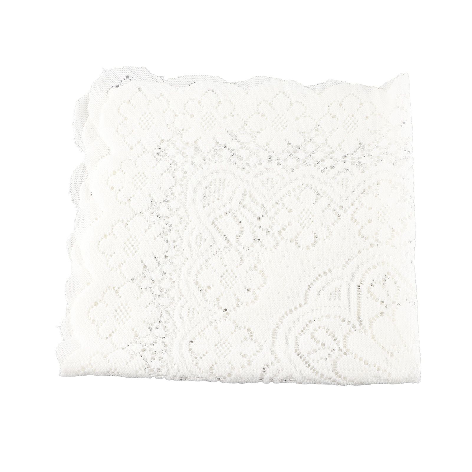 Lace Tablecloth Hollow Pattern Soft Comfortable Simple Lace Decorative Background Cloth for Home Cafe White Lace 60x60cm - Image 4