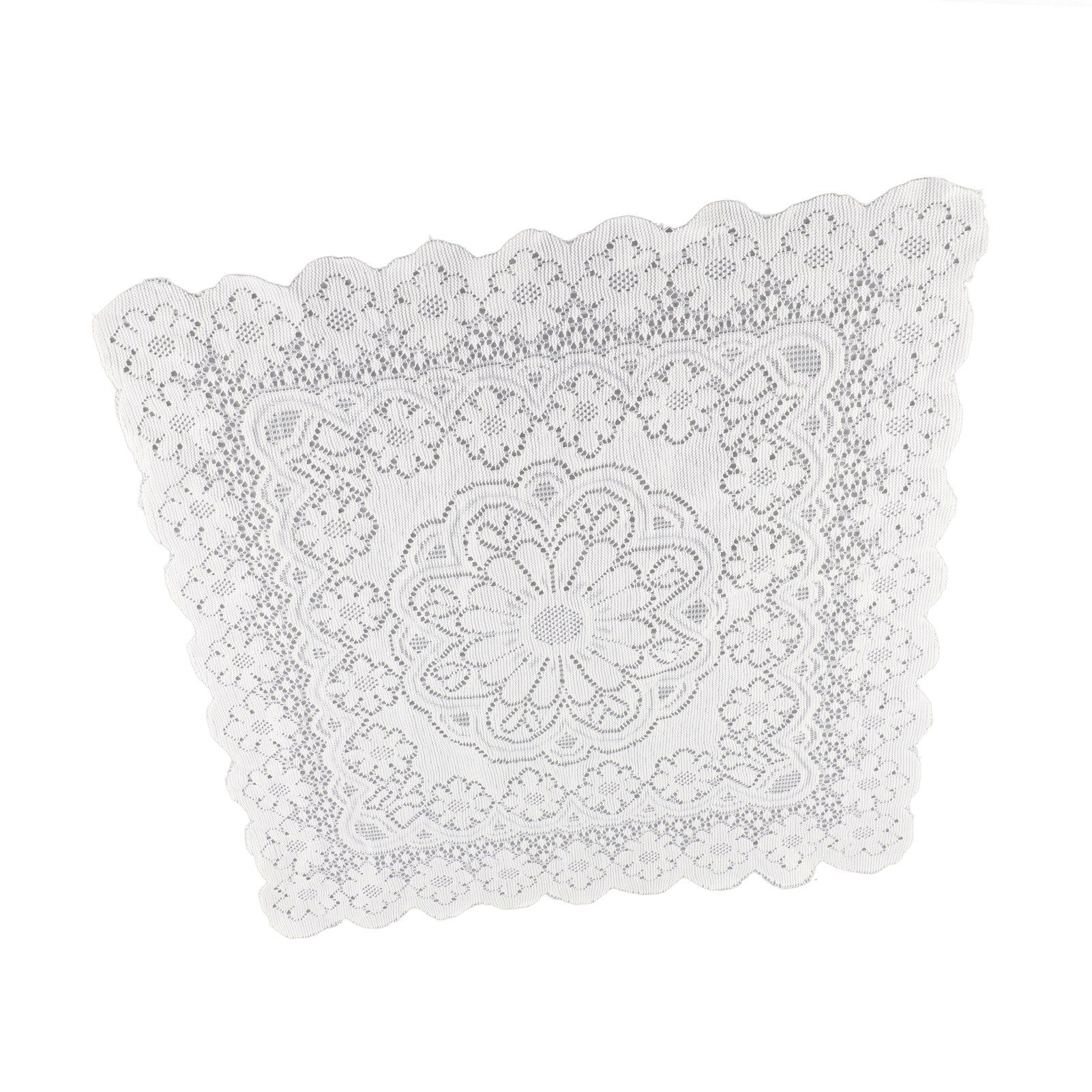 Lace Tablecloth Hollow Pattern Soft Comfortable Simple Lace Decorative Background Cloth for Home Cafe White Lace 60x60cm - Image 7
