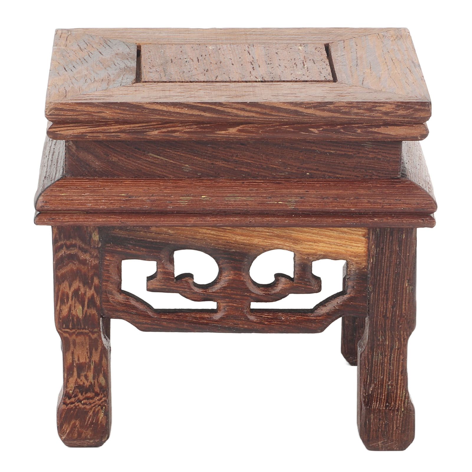 Wooden Display Stand Squared Stable Retro Style Durable Wood Widely Used Wooden Riser for Plant Teapot Jewelry - Image 7