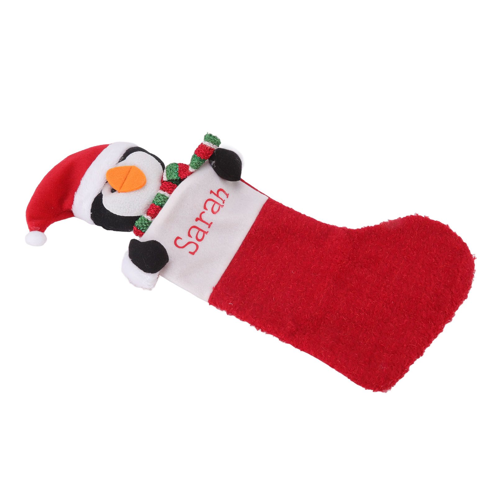 Christmas Stocking Gift Bag Xmas Tree Bedside Hanging Pendant Holiday Ornament for Home Restaurant Hotel Penguin Type - Image 6