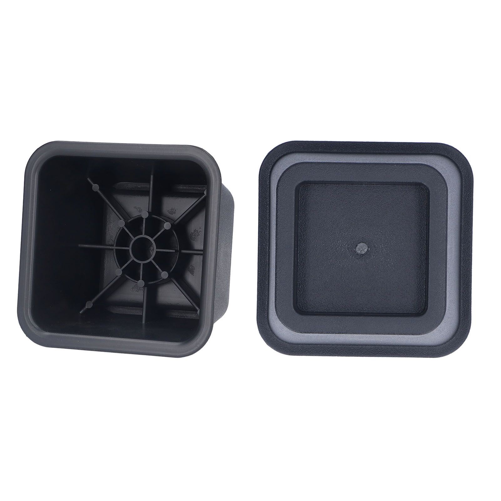 6Pcs 3 Inch Trapezoid Furniture Risers Sofa Leg Pads for Bed Table Cabinet Sofa Feet Black - Image 8