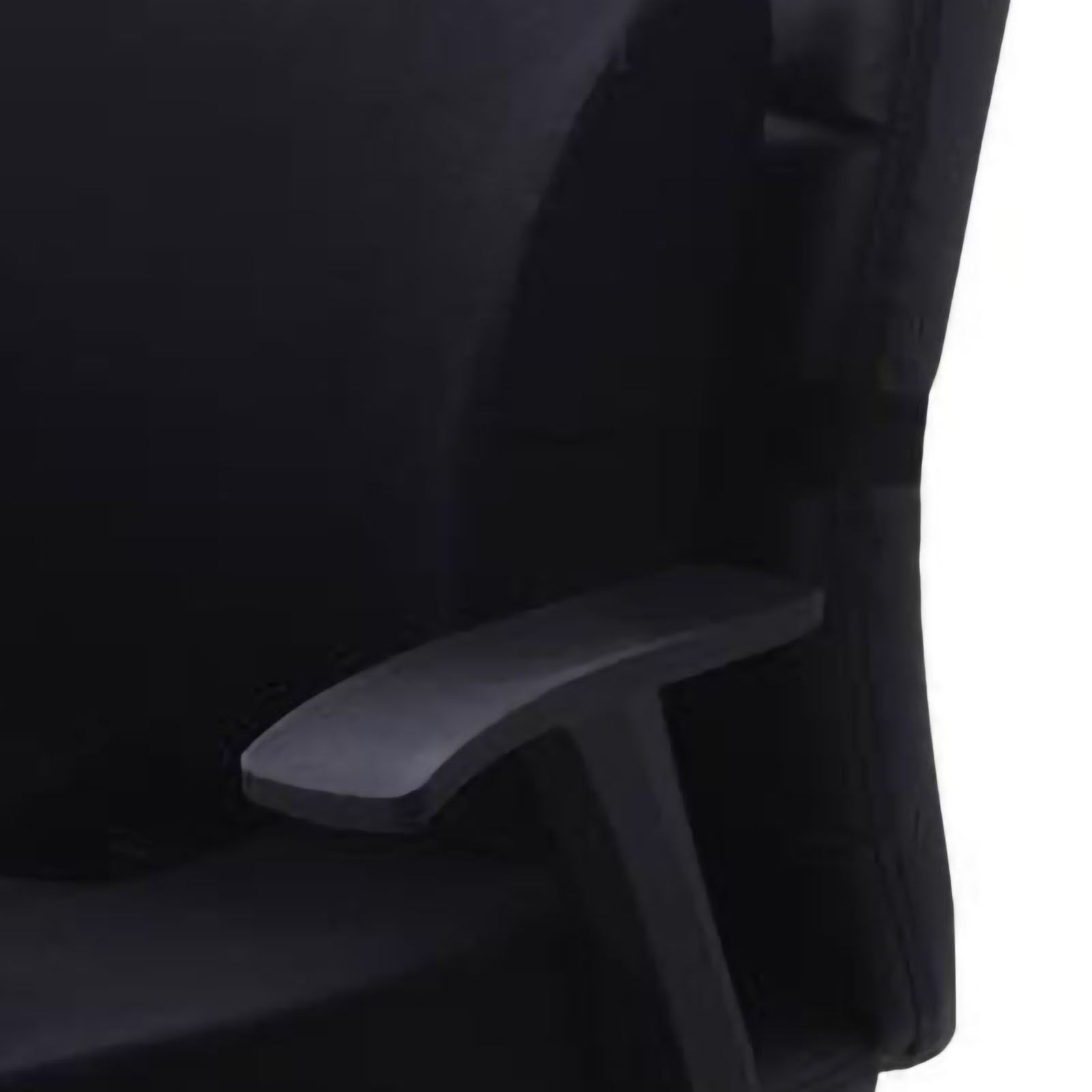 Seat Cushion Lumbar Support Set Polyester Comfortable Chair Cushion for Office Home Flannelette Set Black Cushion and Back Cushion Combination Set - Image 2