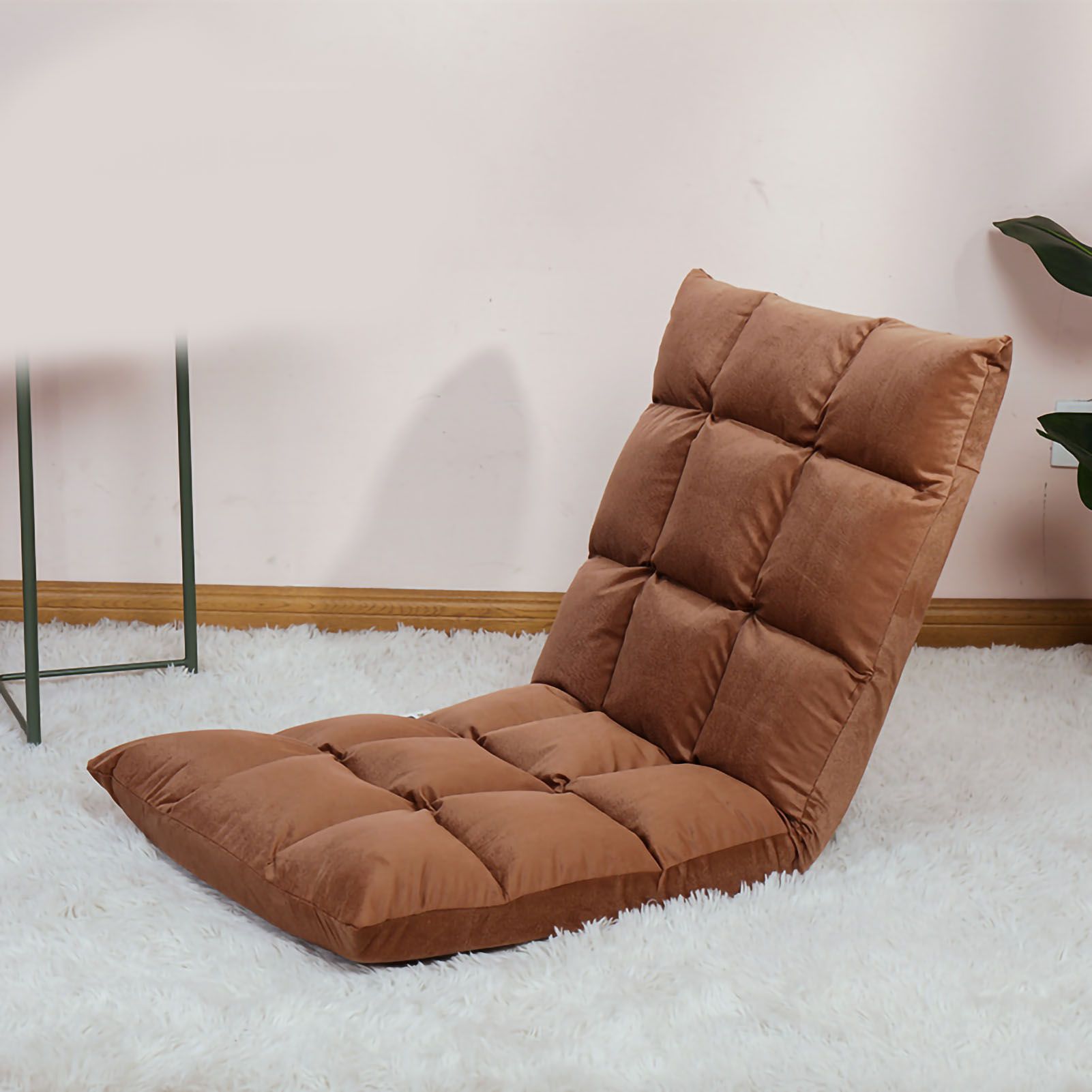 Floor Seat Sofa Chair Foldable Adjustable Floor Chair Sofa Bed Beanbag for Gaming Sleeping Relaxing Reading Coffee - Image 1