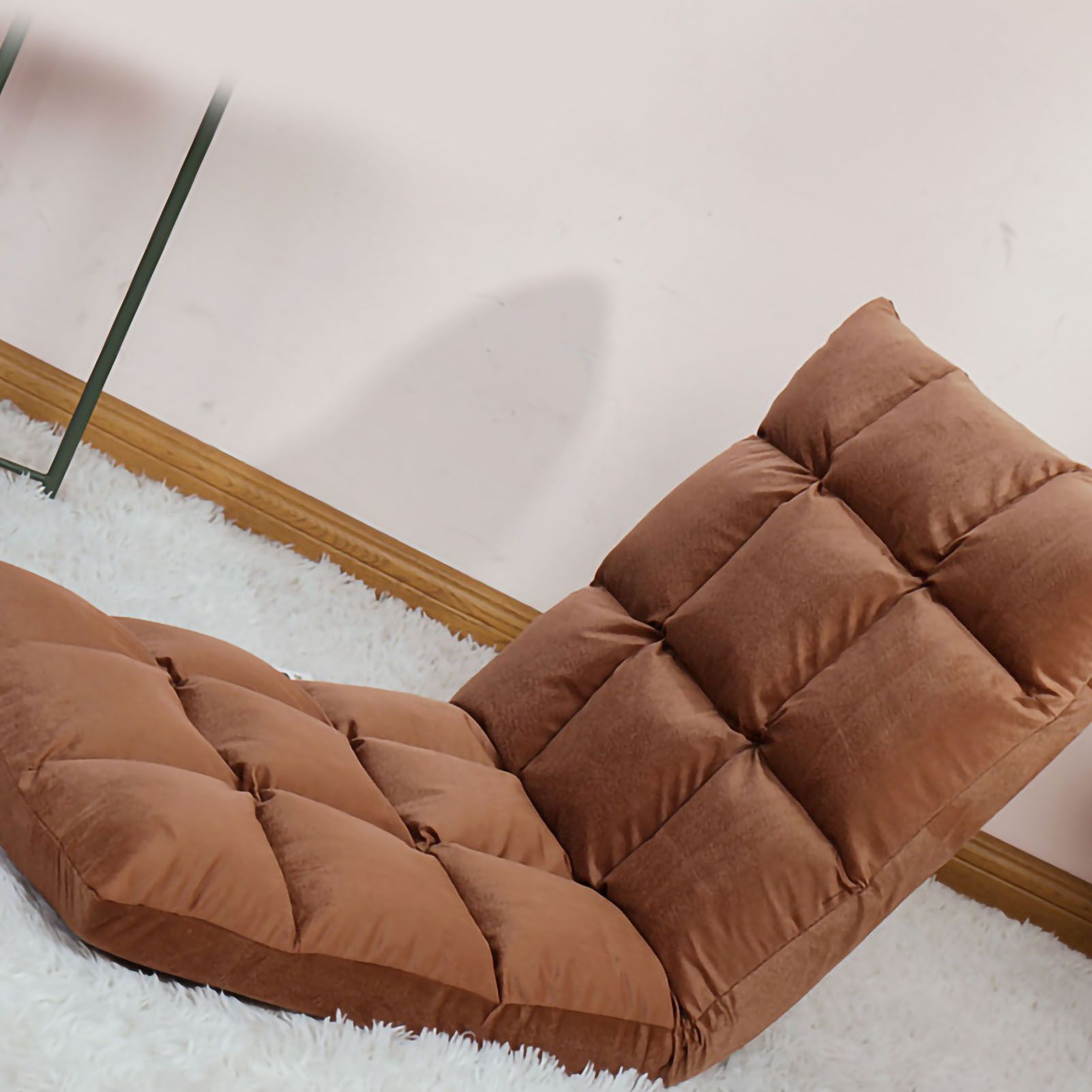 Floor Seat Sofa Chair Foldable Adjustable Floor Chair Sofa Bed Beanbag for Gaming Sleeping Relaxing Reading Coffee - Image 2