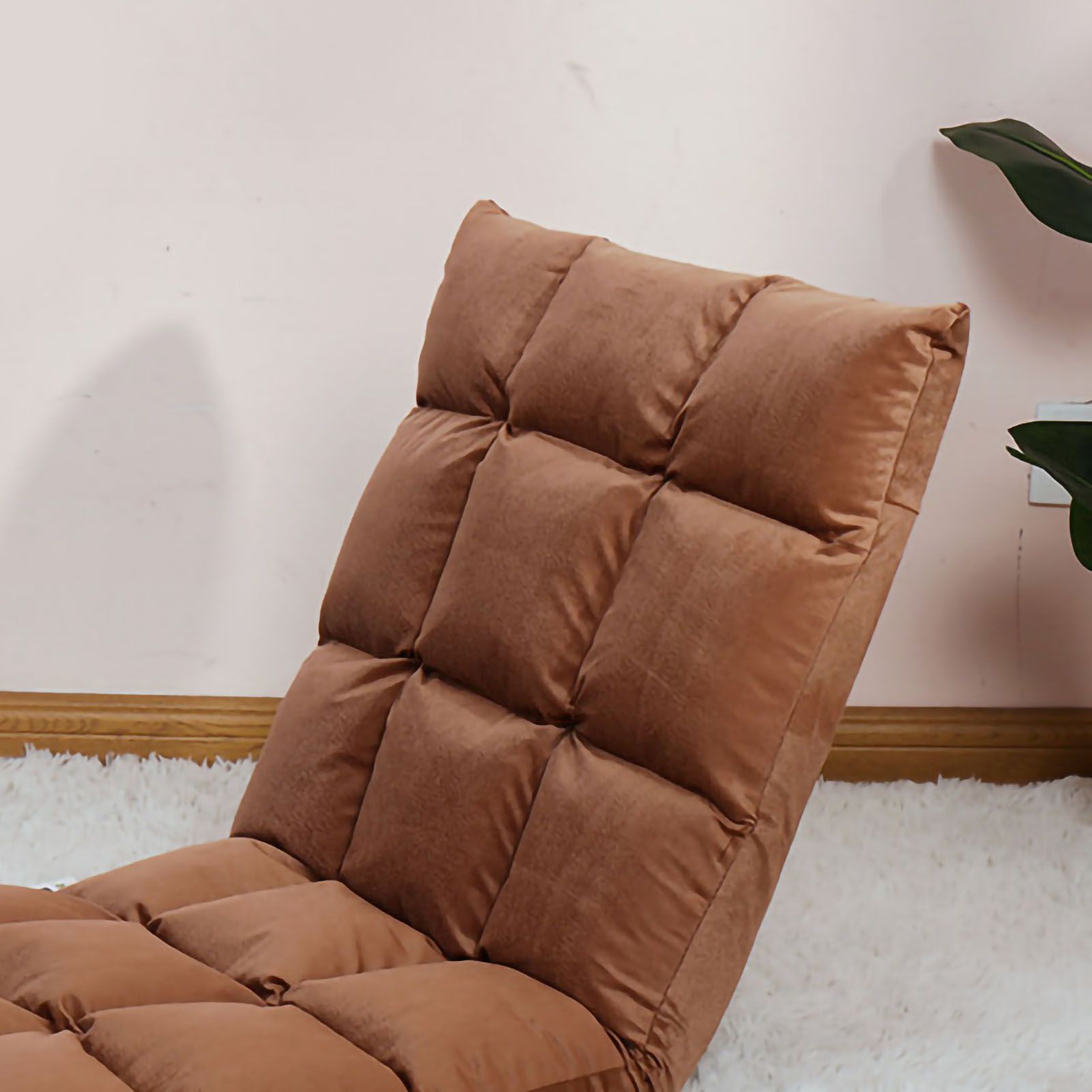Floor Seat Sofa Chair Foldable Adjustable Floor Chair Sofa Bed Beanbag for Gaming Sleeping Relaxing Reading Coffee - Image 4