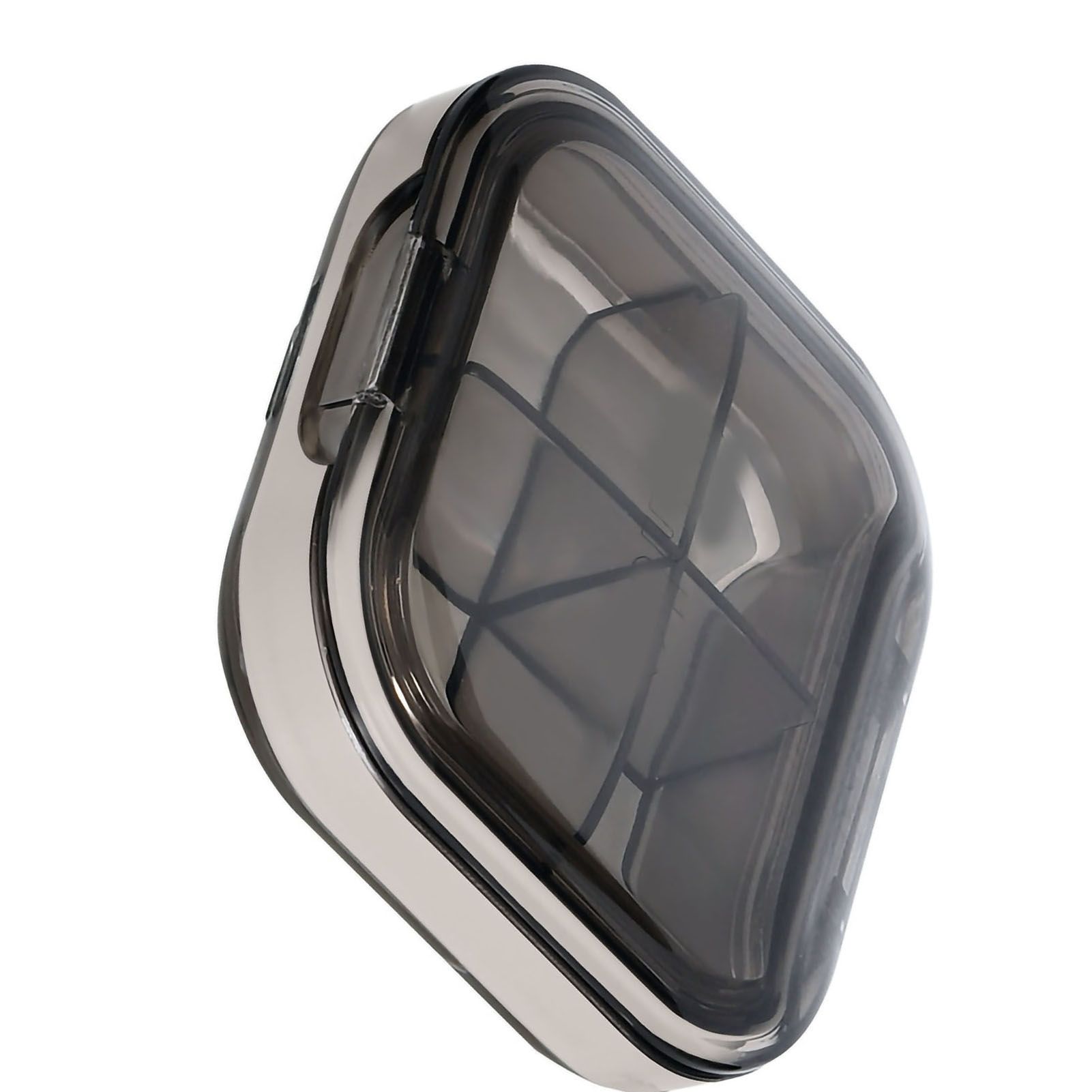 Portable Mini Pill Case Travel Dispensing Pill Organizer Household Food Grade Sealed Storage Medicine Box Small Transparent Black - Image 3