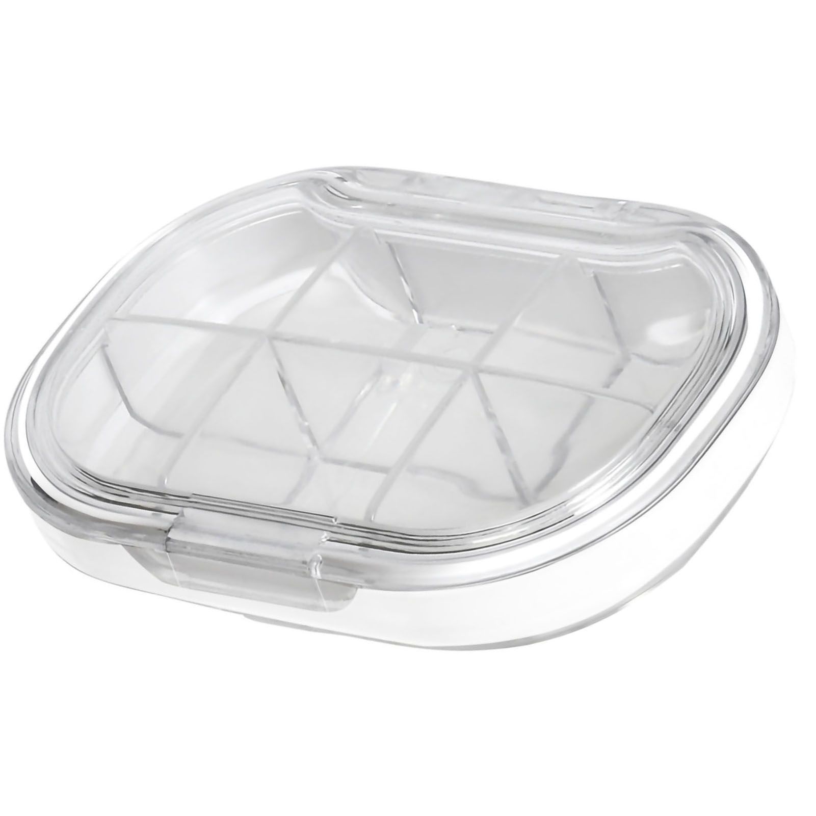 Portable Mini Pill Case Travel Dispensing Pill Organizer Household Food Grade Sealed Storage Medicine Box Big Transparent White - Image 4