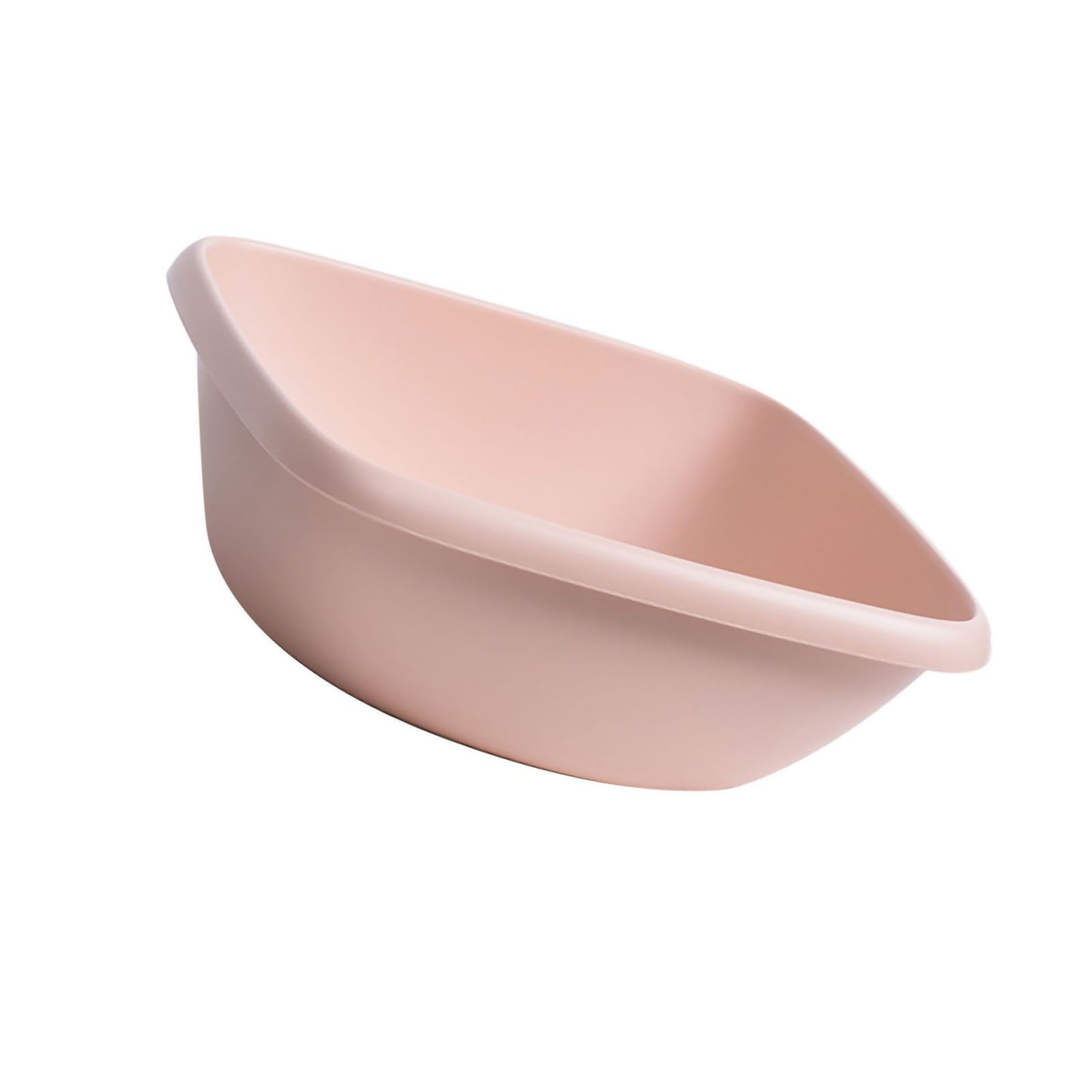 Household Plastic Wash Basin Dormitory Cute Square Laundry Basin Washbasin for Dishing Large Pink - Image 4