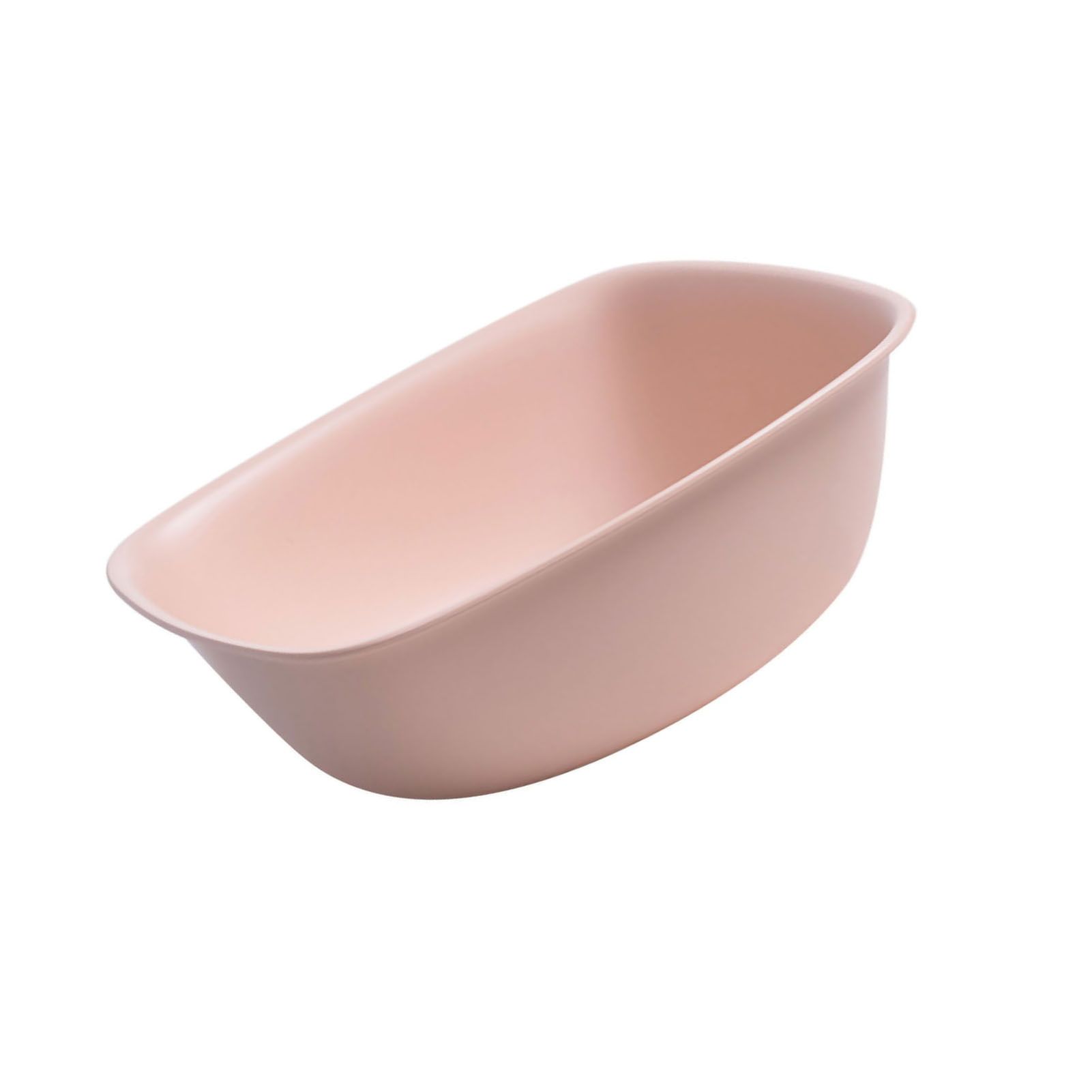 Household Plastic Wash Basin Dormitory Cute Square Laundry Basin Washbasin for Dishing Small Pink - Image 3
