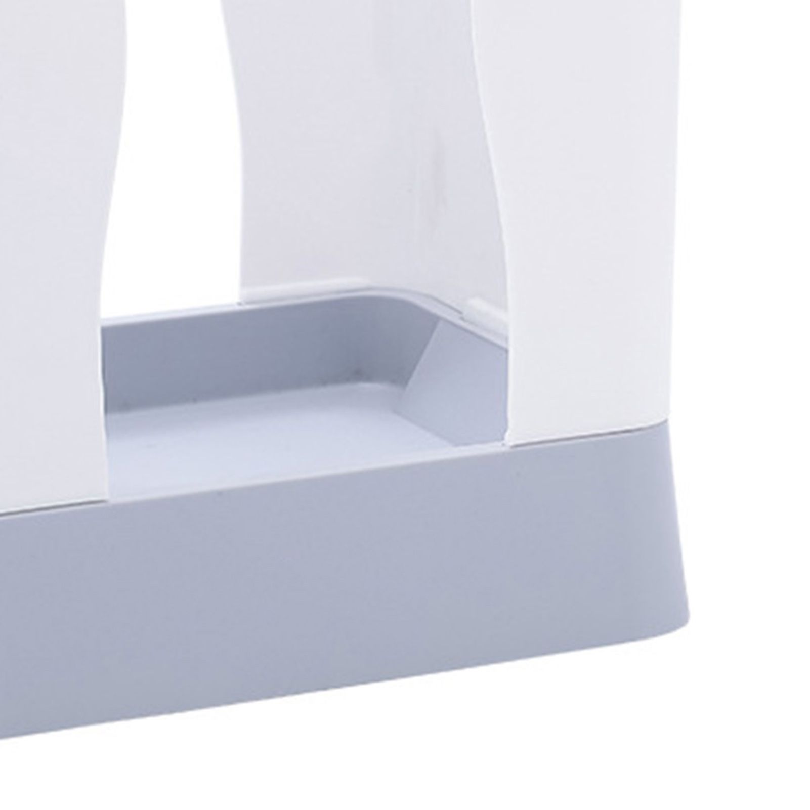Plastic Garbage Can Expandable Trash Bag Holder Large Capacity for Kitchen Bathroom Pale Grey - Image 5