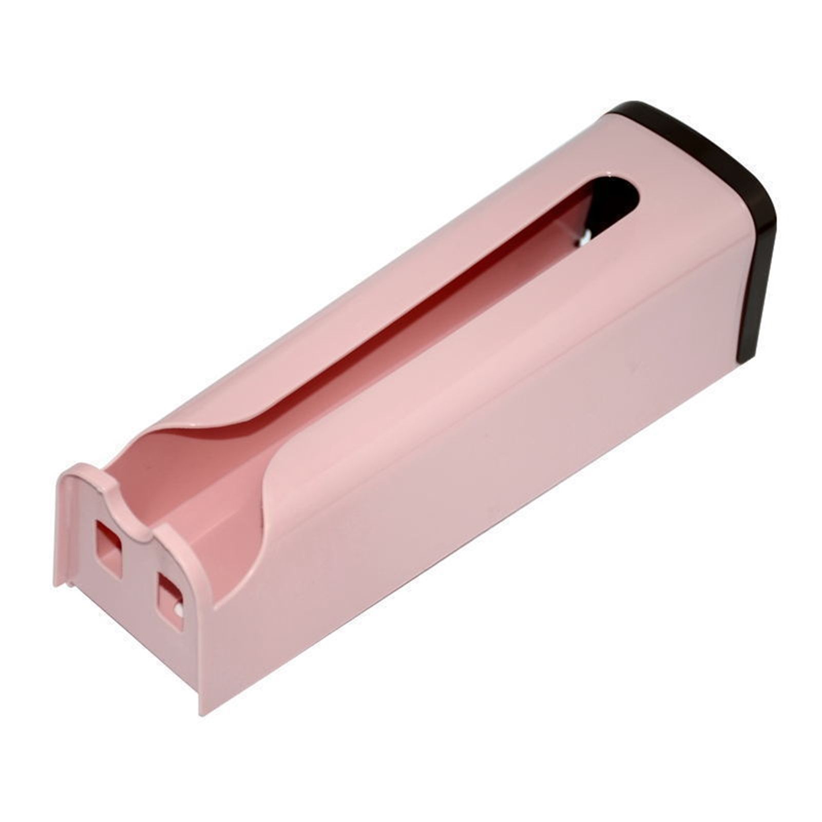 2PCS Wall Mounted Garbage Bag Storage Rack Back Adhesive Organizer Professional for Kitchen Pink 31x10x10cm / 12.2x3.9x3.9in - Image 1