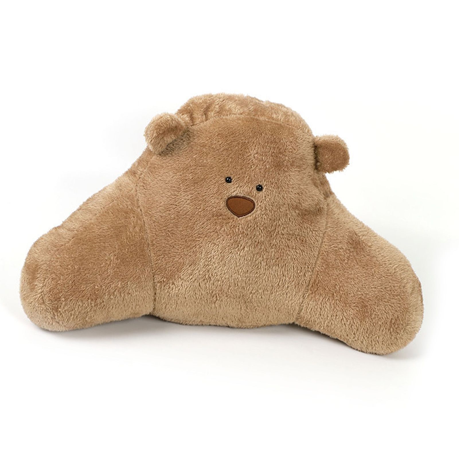 Car Pillow Cute Bear Style Plush Material Soft Comfortable Relieving Stress Car Interior Supplies for Drivers Arm Bear Brown Waist Support - Image 1