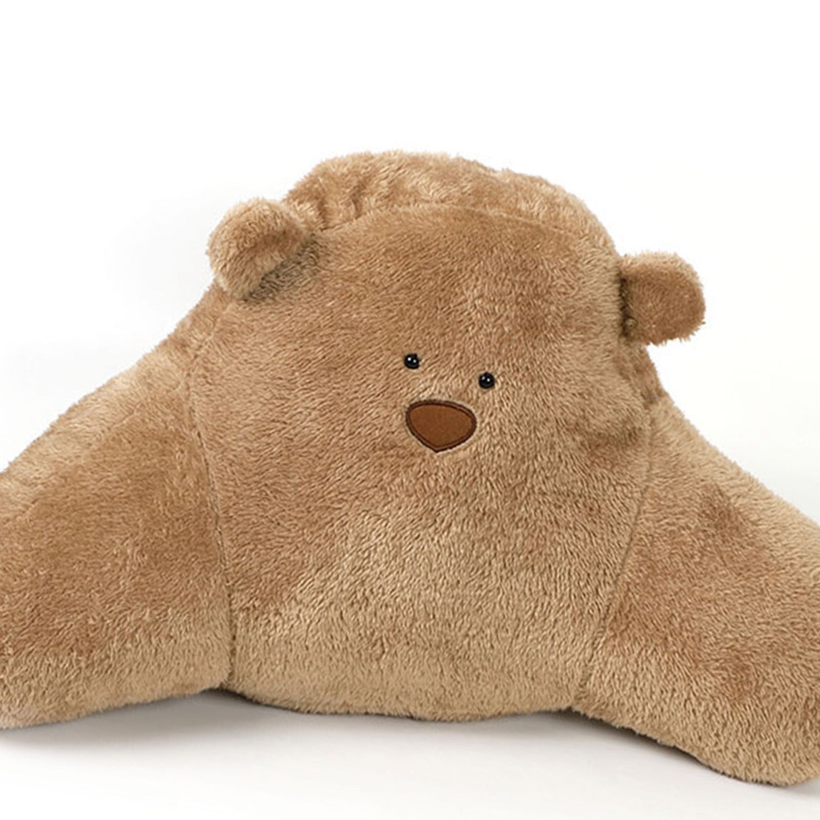 Car Pillow Cute Bear Style Plush Material Soft Comfortable Relieving Stress Car Interior Supplies for Drivers Arm Bear Brown Waist Support - Image 2
