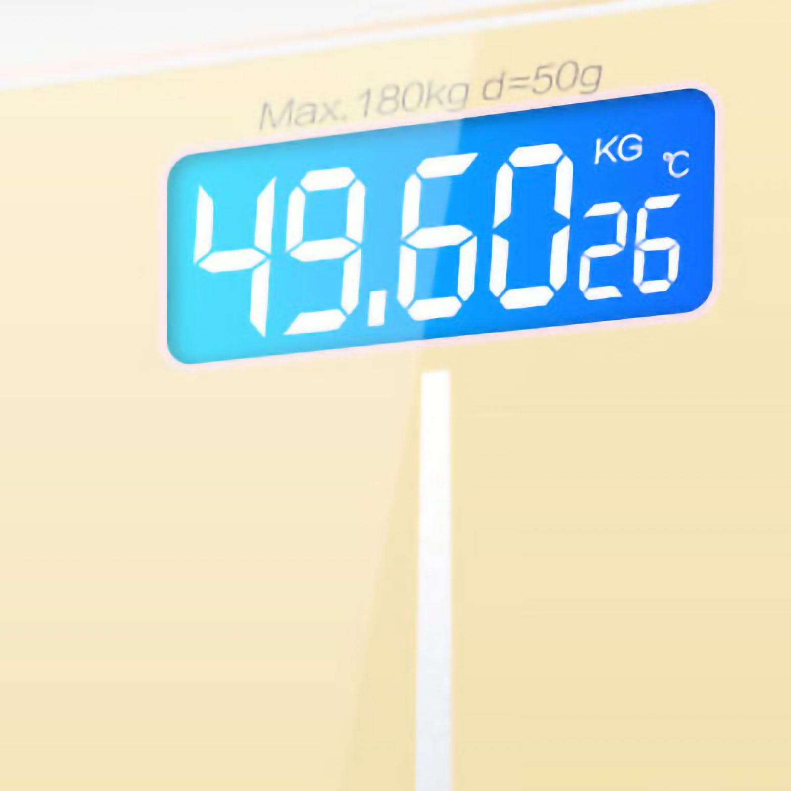 Digital Weight Scale Tempered Glass Smart Accurate Measurement Digital Weight Scale for Home Use Luxury Gold Color 26x26cm / 10.2x10.2in Battery Model - Image 5