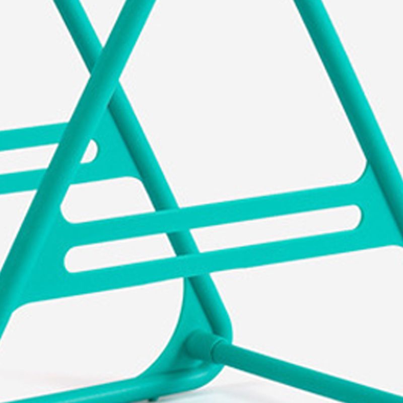 Hanger Storage Rack PP Triangular Rounded Design Shelf Multifunctional Organizer Green - Image 4