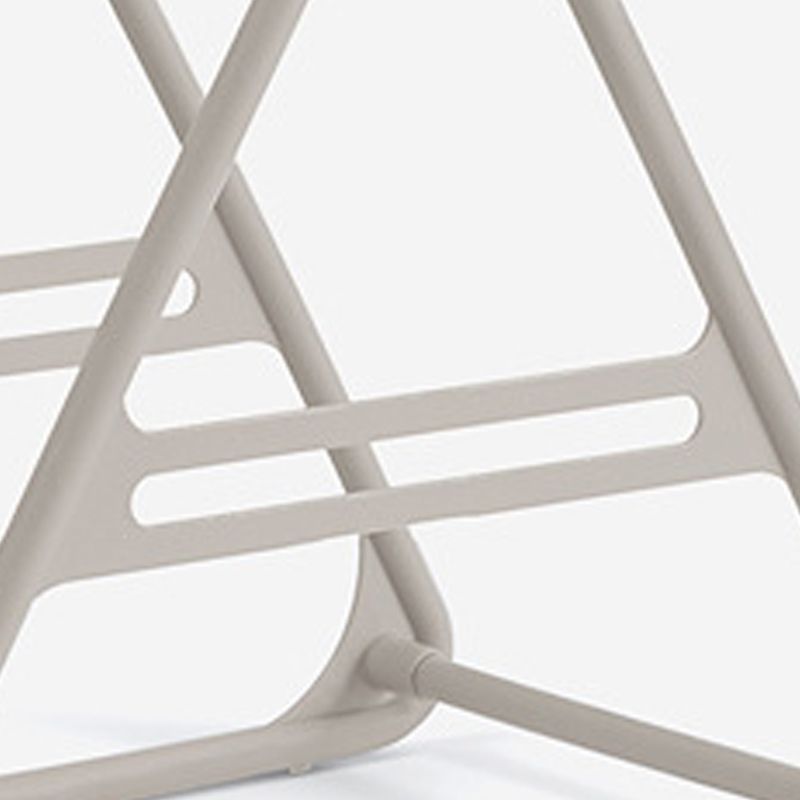 Hanger Storage Rack PP Triangular Rounded Design Shelf Multifunctional Organizer Gray - Image 4