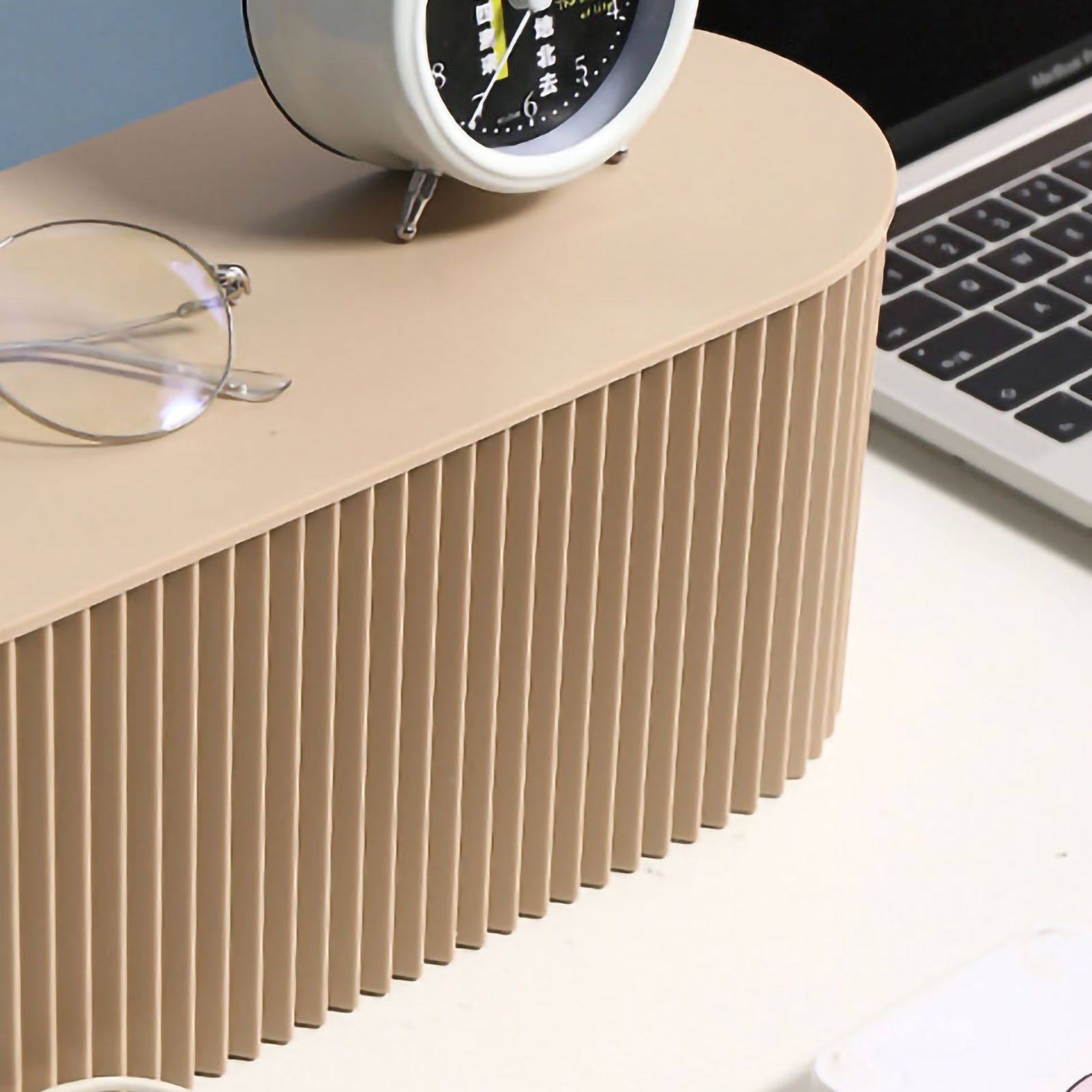 Cable Organizer Box Large Capacity Durable ABS Detachable Cover Insulated Cord Management Box for PC TV Appliances Light Coffee Small Size - Image 4