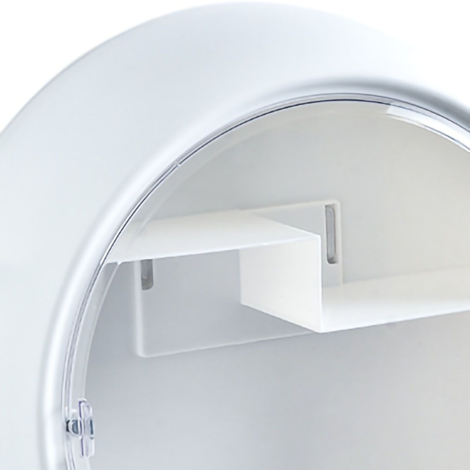 Wall Mounted Makeup Storage Box Oval Shape Waterproof Moistureproof Cosmetic Box Makeup Storage Case 02 - Image 3