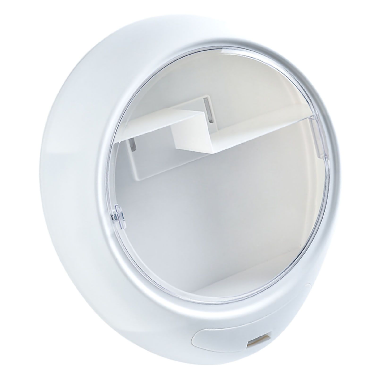 Wall Mounted Makeup Storage Box Oval Shape Waterproof Moistureproof Cosmetic Box Makeup Storage Case 02 - Image 5