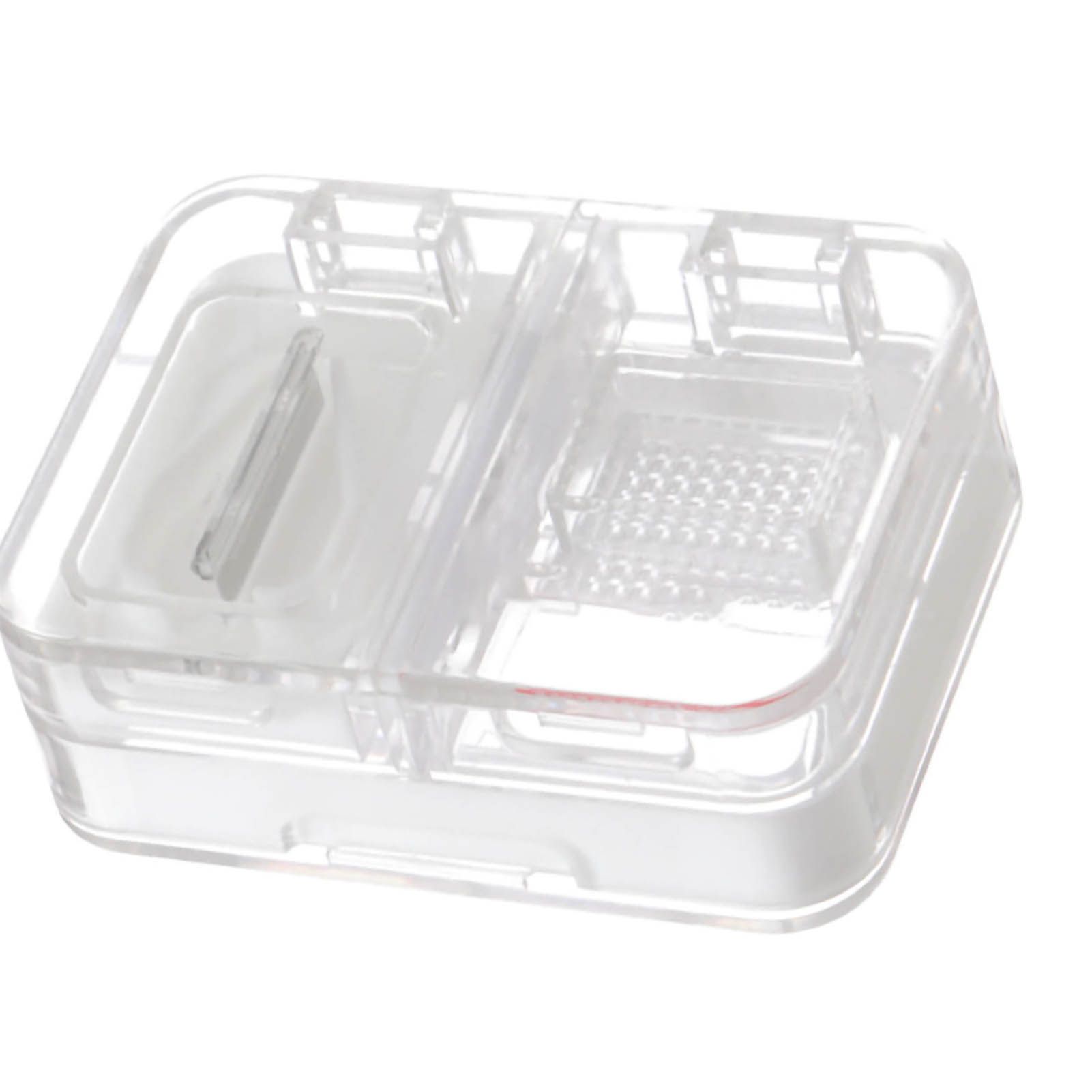 Portable Dispense Medicine Box Mini Small Pill Case Cutting Grinding Medicine Sealed Medicine Storage Box White - Image 4