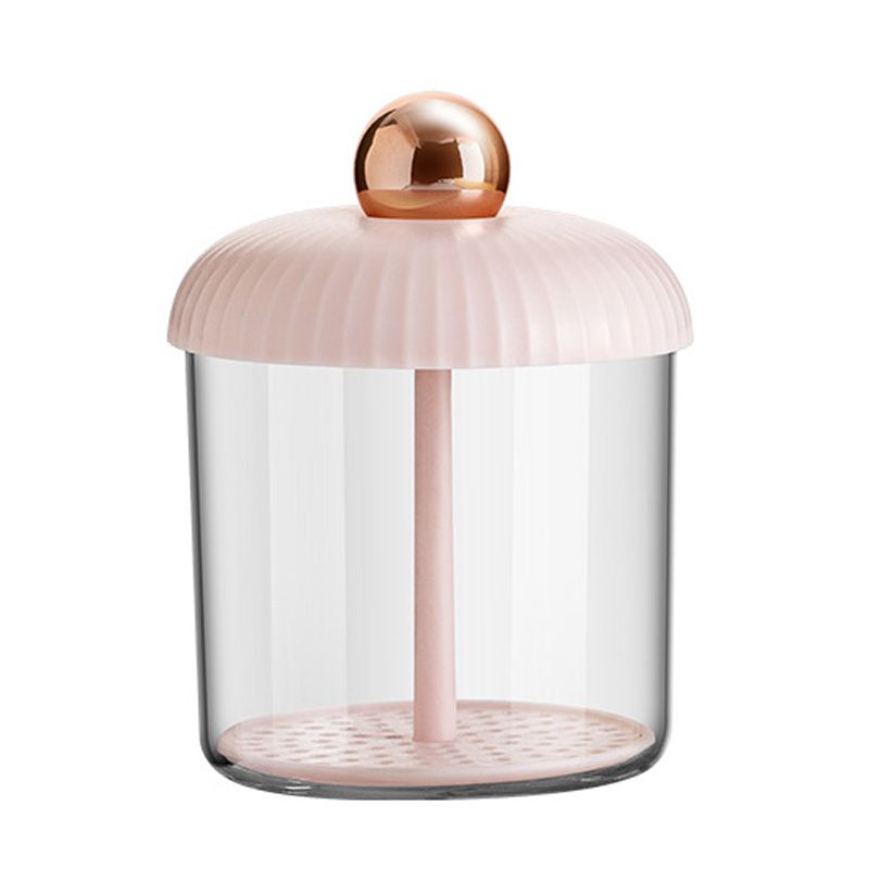 Face Foam Maker Portable Cleansing Foaming Cup Reusable Whip Bubble Maker for Travel Pink Gold - Image 1